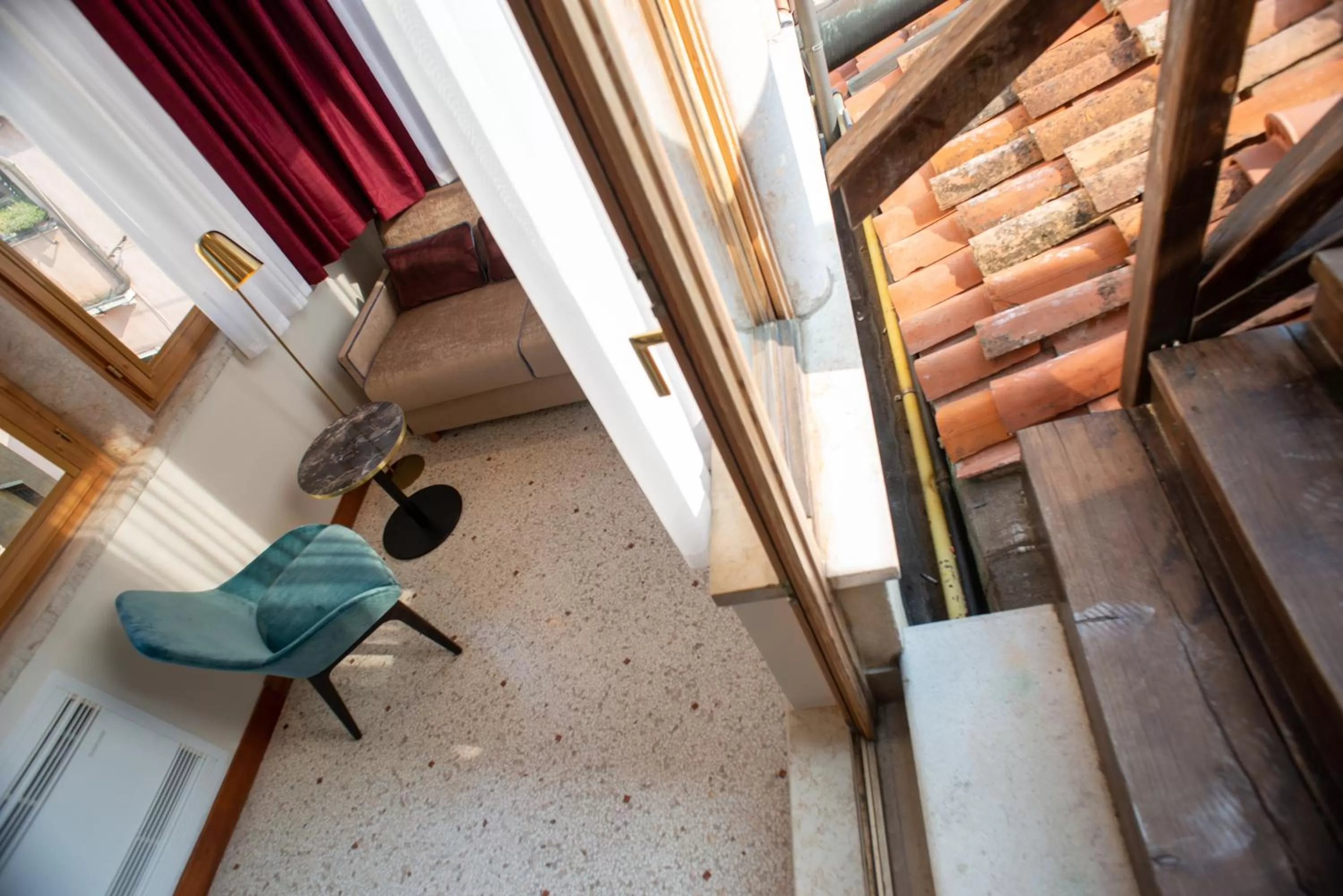 Balcony/Terrace in Palazzina Fortuny