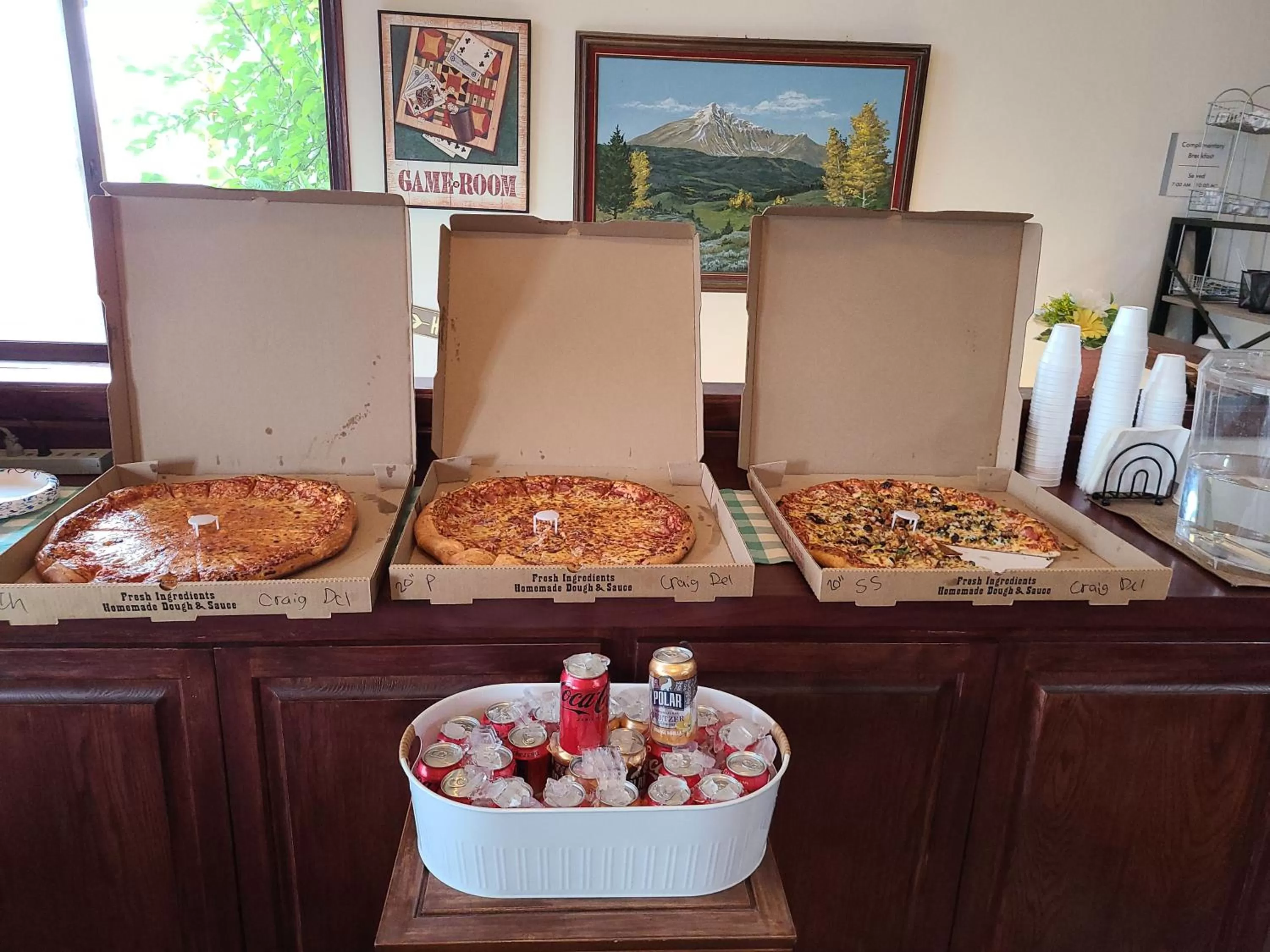 Food in Jefferson Inn