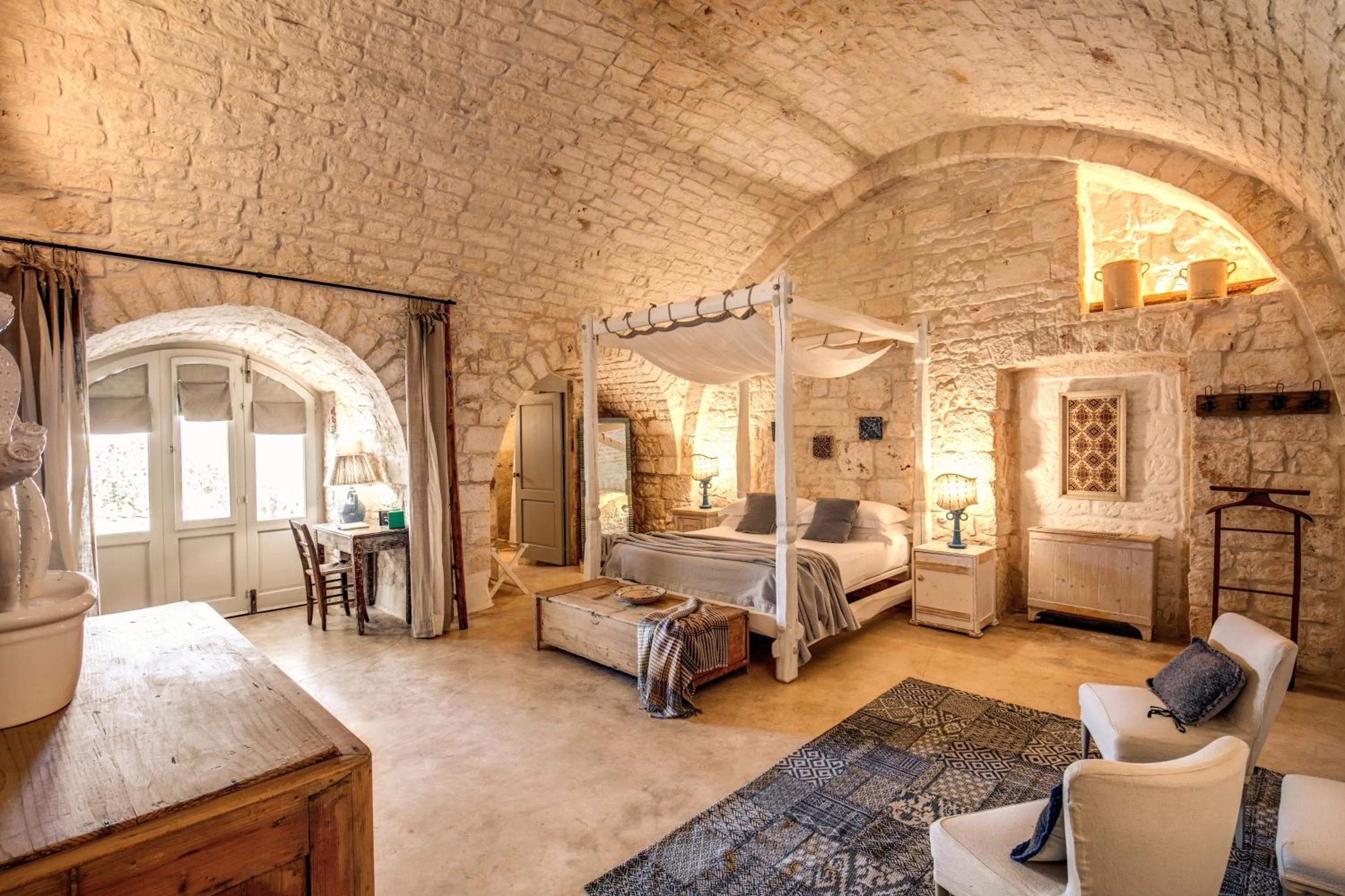 Photo of the whole room, Bed in Masseria Cervarolo