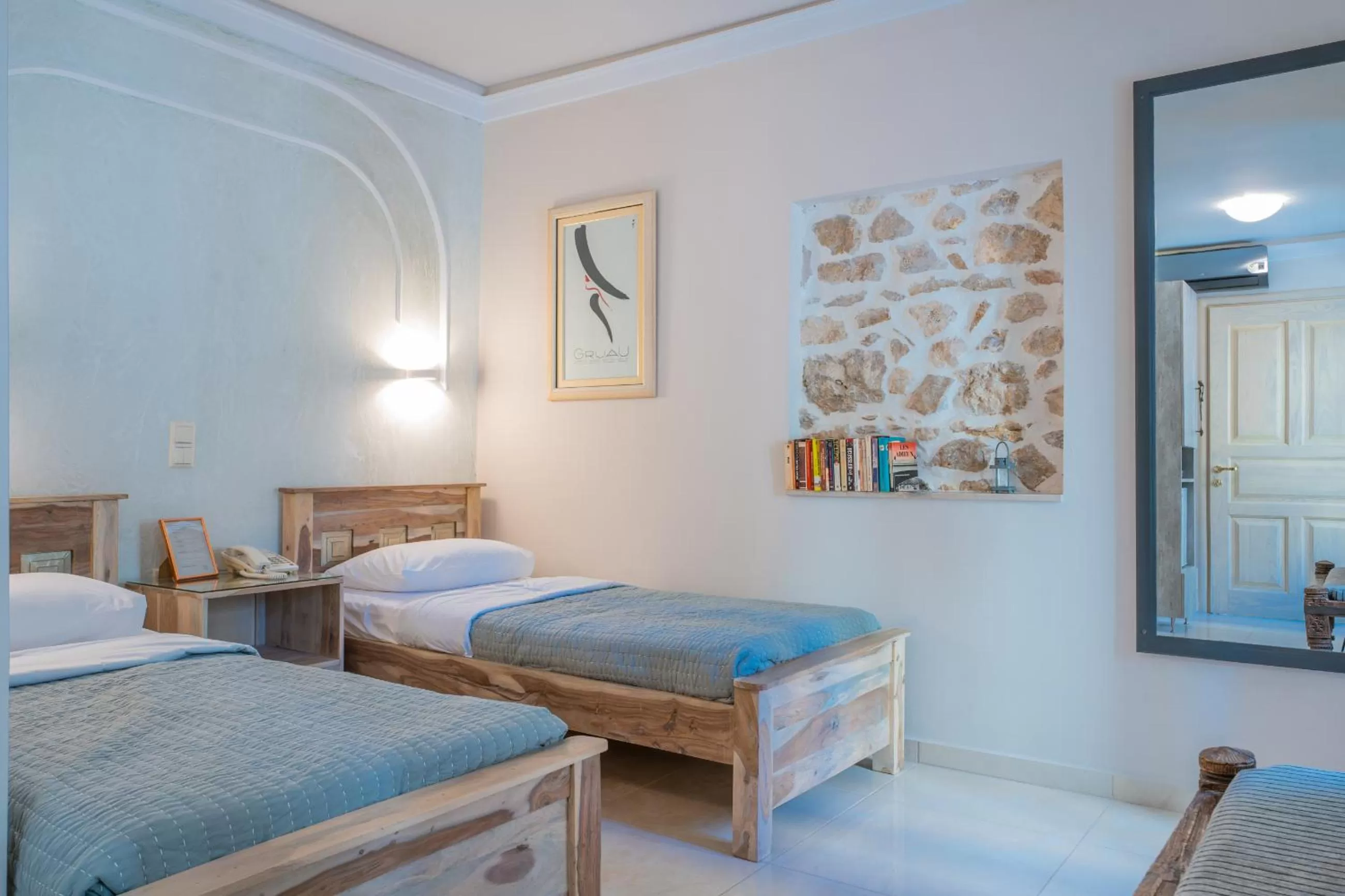 Bed in The Stone Manor , Noho boutique hotel Thissio