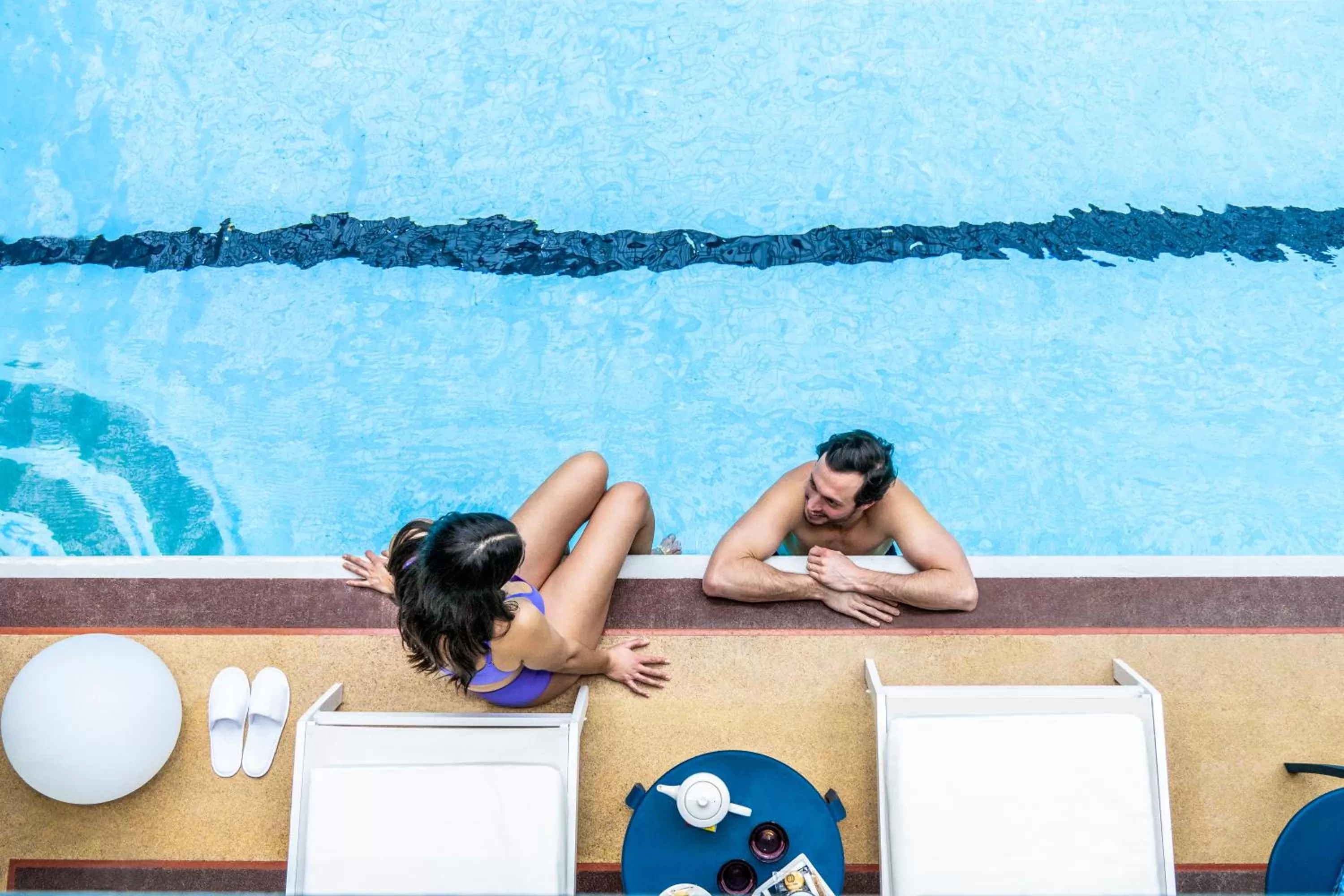 Swimming pool in Molitor Hotel & Spa Paris - MGallery Collection