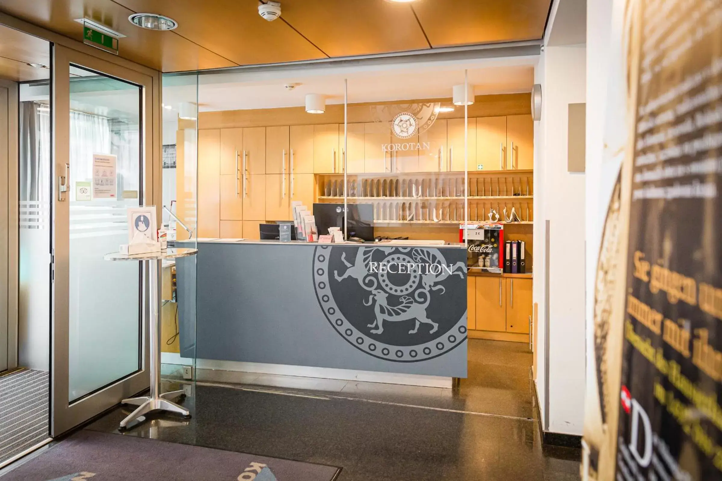 Lobby or reception in Hotel Korotan Lobby or reception in Hotel Korotan