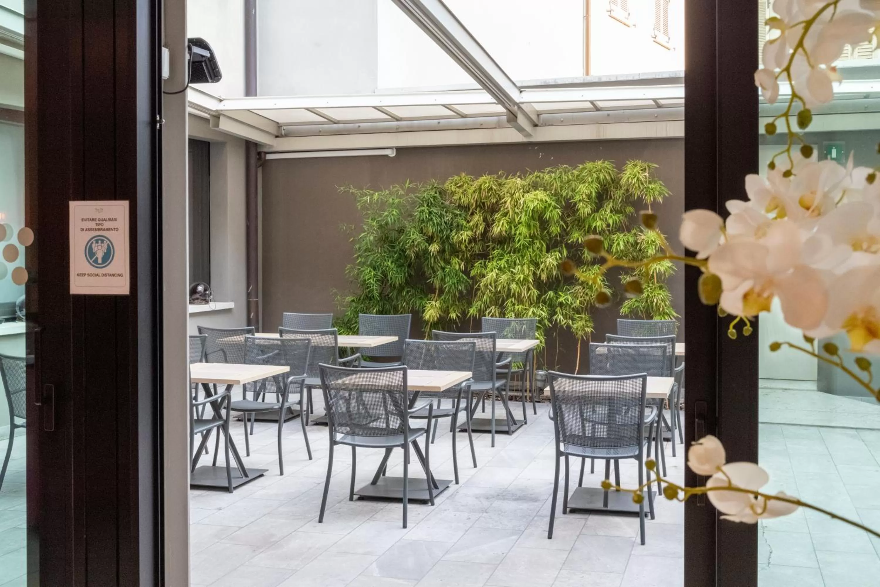 Patio in Hotel Casa Poli