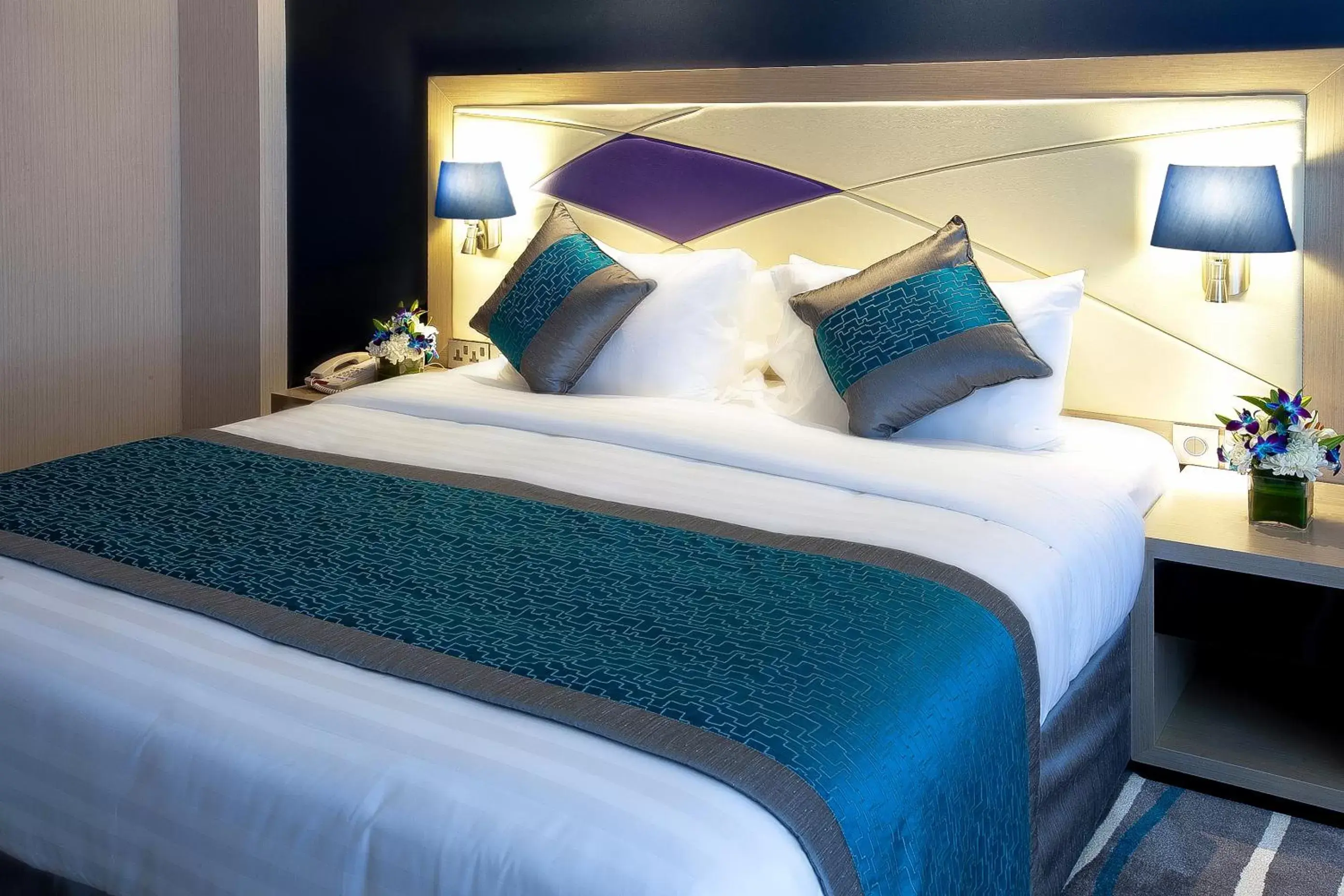 Bed in Al Sarab Hotel