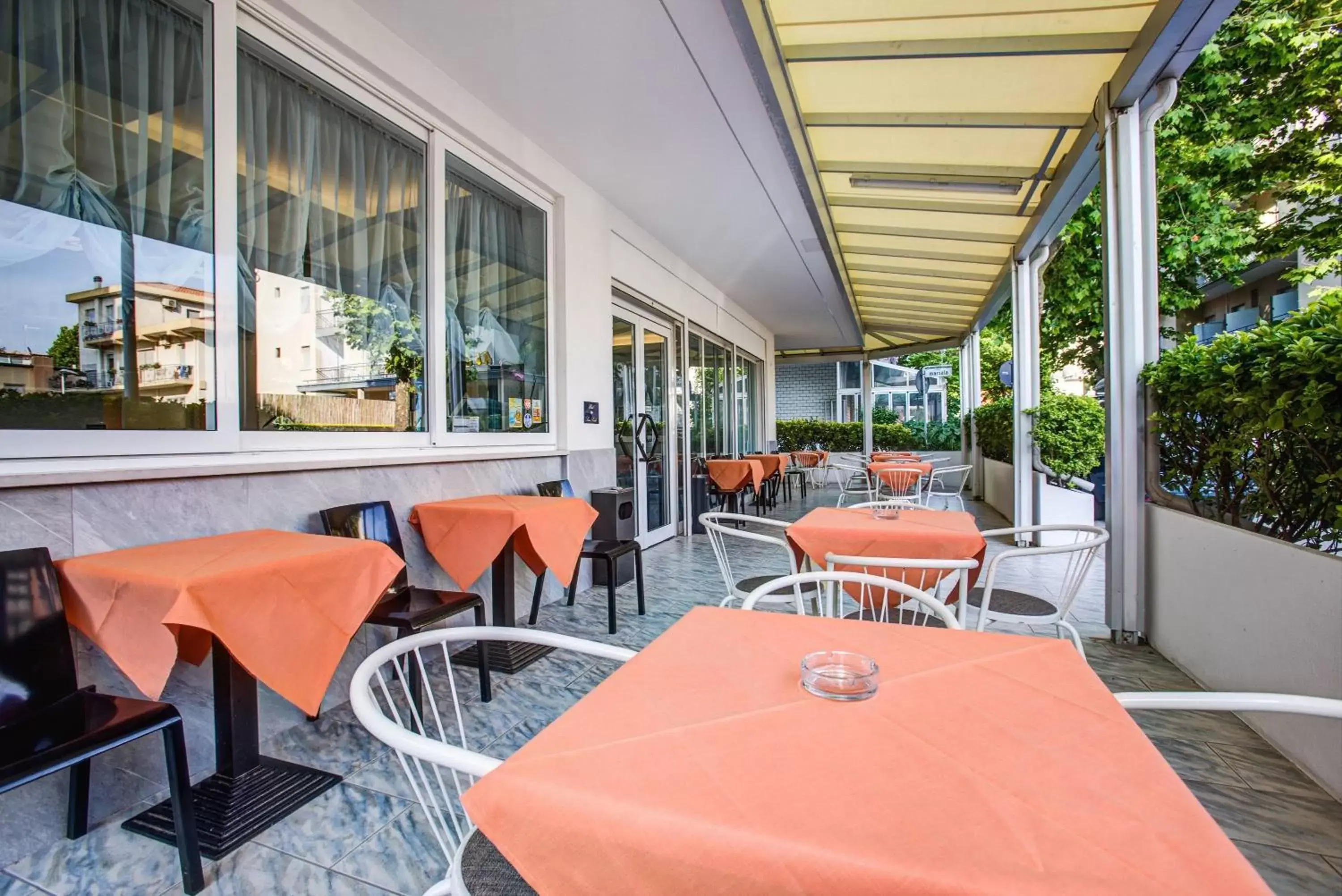 Balcony/Terrace, Restaurant/Places to Eat in Hotel San Paolo