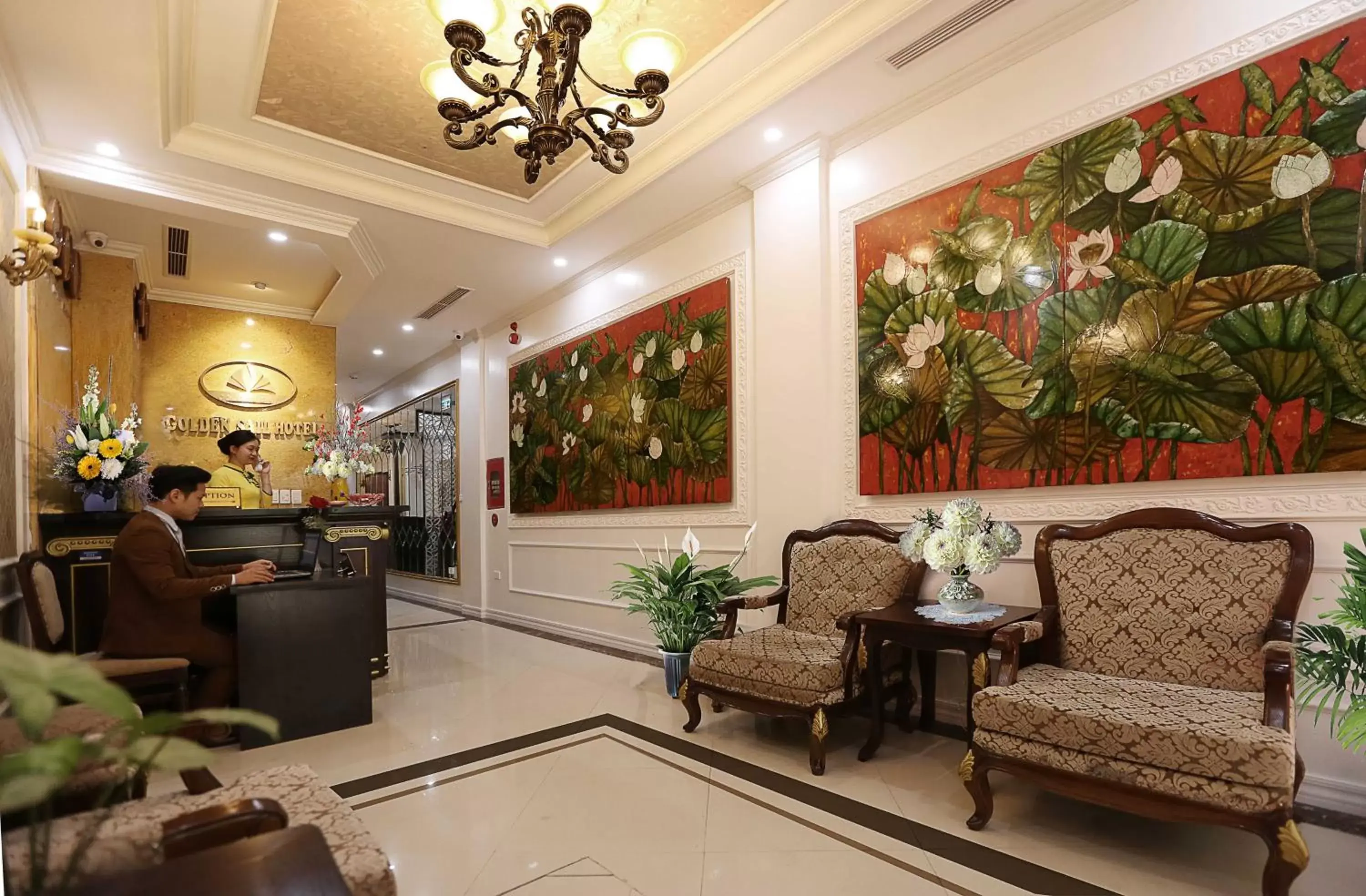 Property building, Lobby/Reception in Golden Sail Hotel & Spa