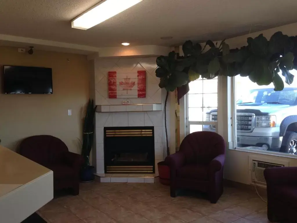 Seating Area in Western Budget Motel Peace River