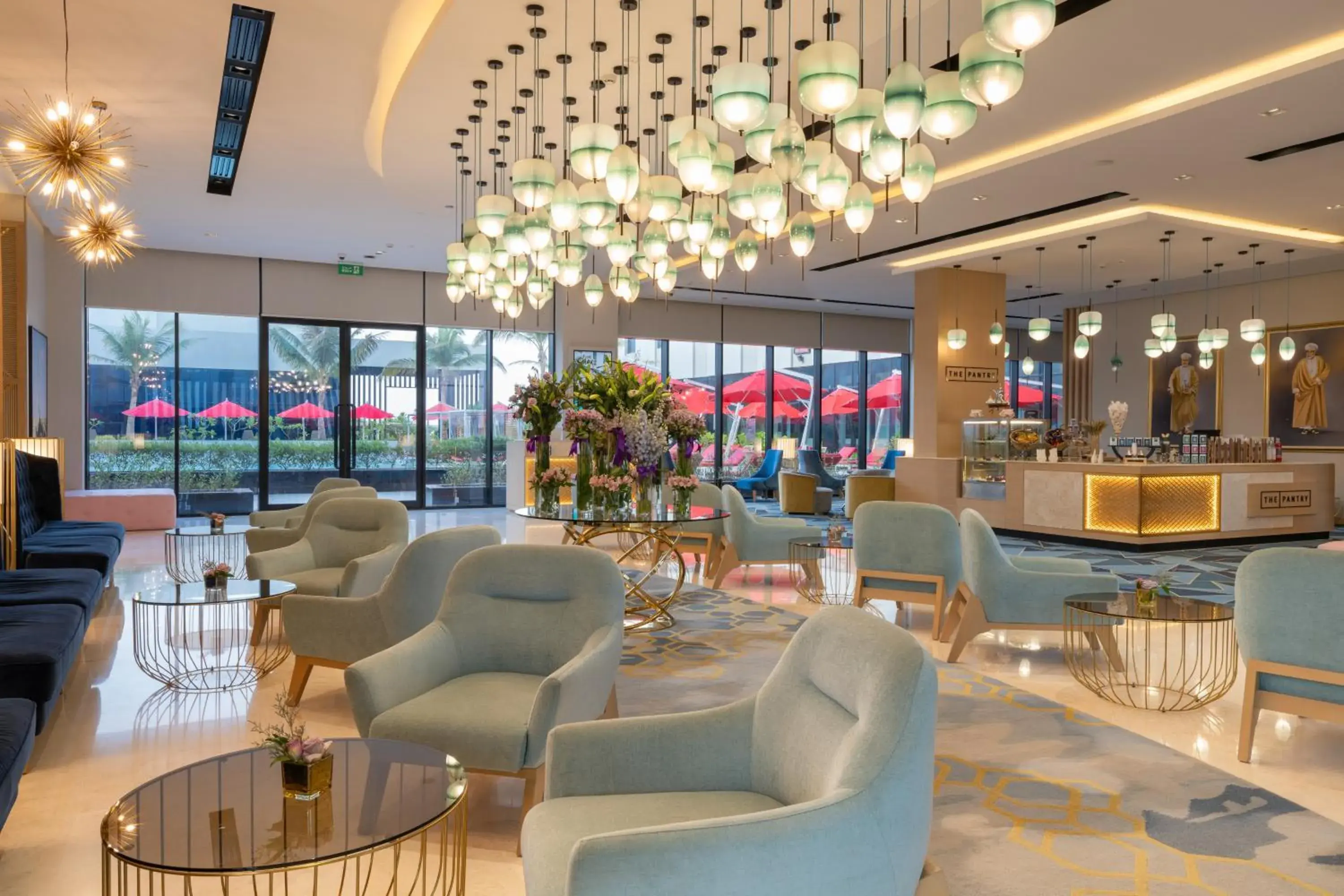 Lobby or reception in Maani Muscat Hotel & Suites Lobby or reception in Maani Muscat Hotel & Suites