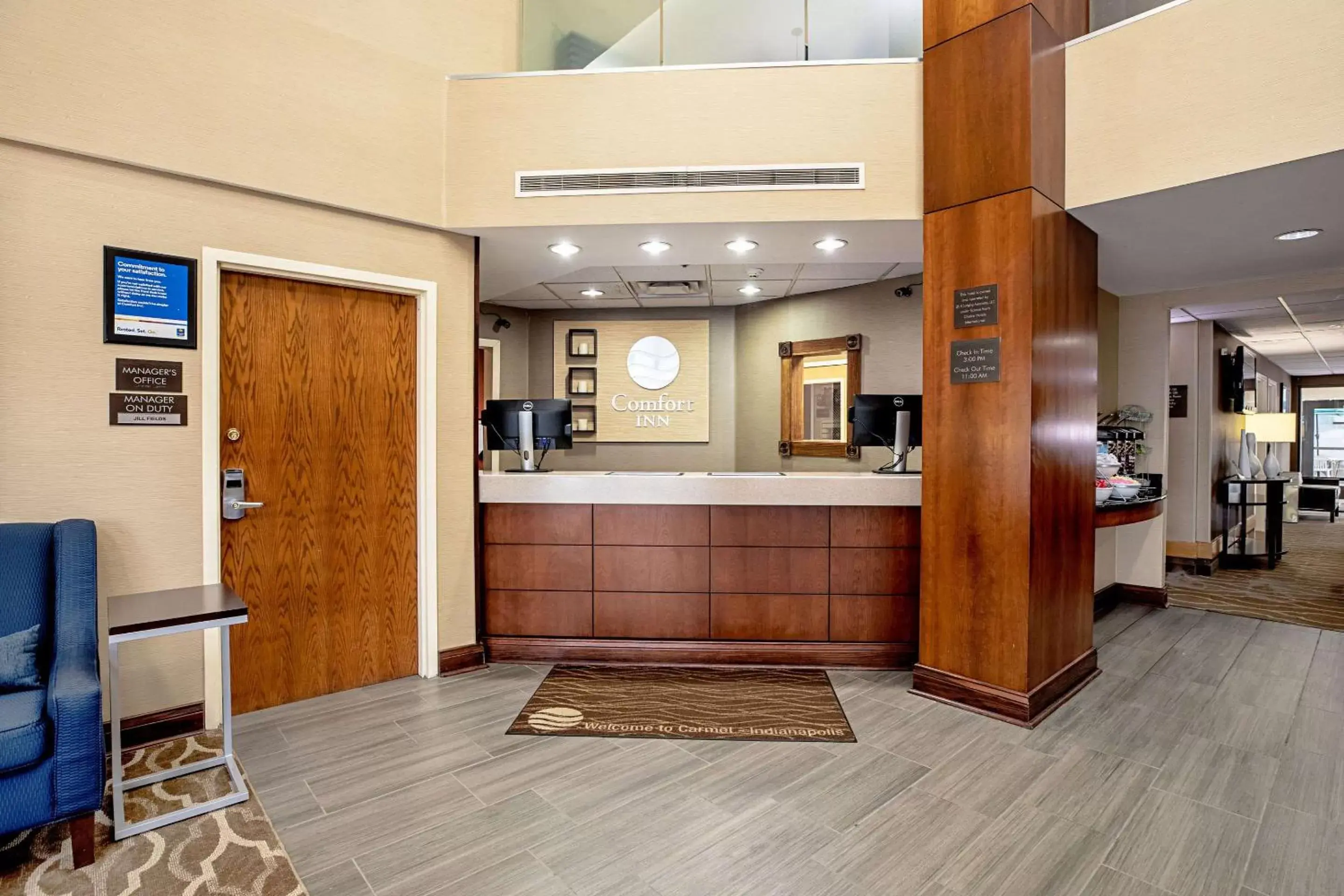 Lobby or reception, Lobby/Reception in Comfort Inn Indianapolis North - Carmel