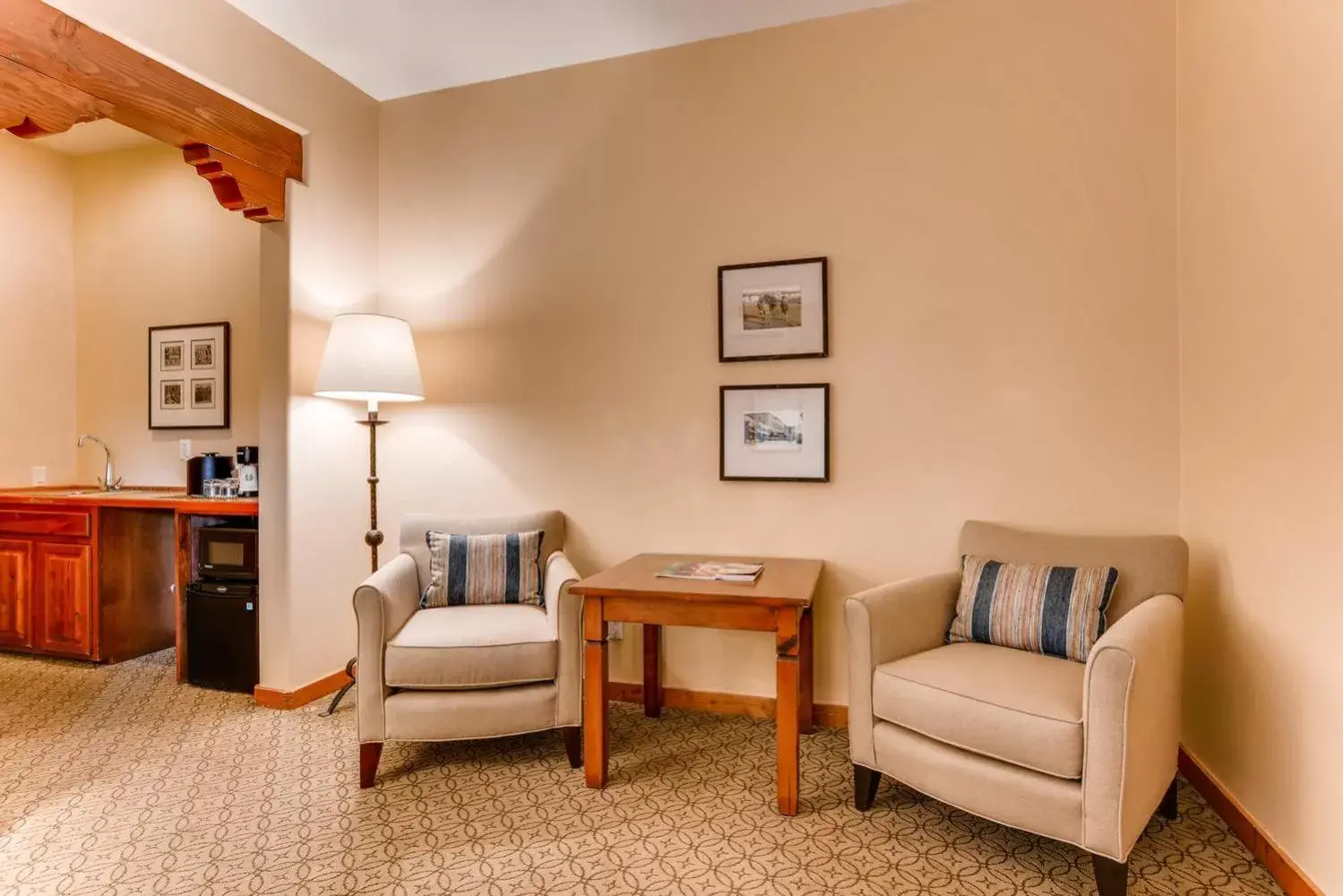 Living room, Seating Area in Old Santa Fe Inn