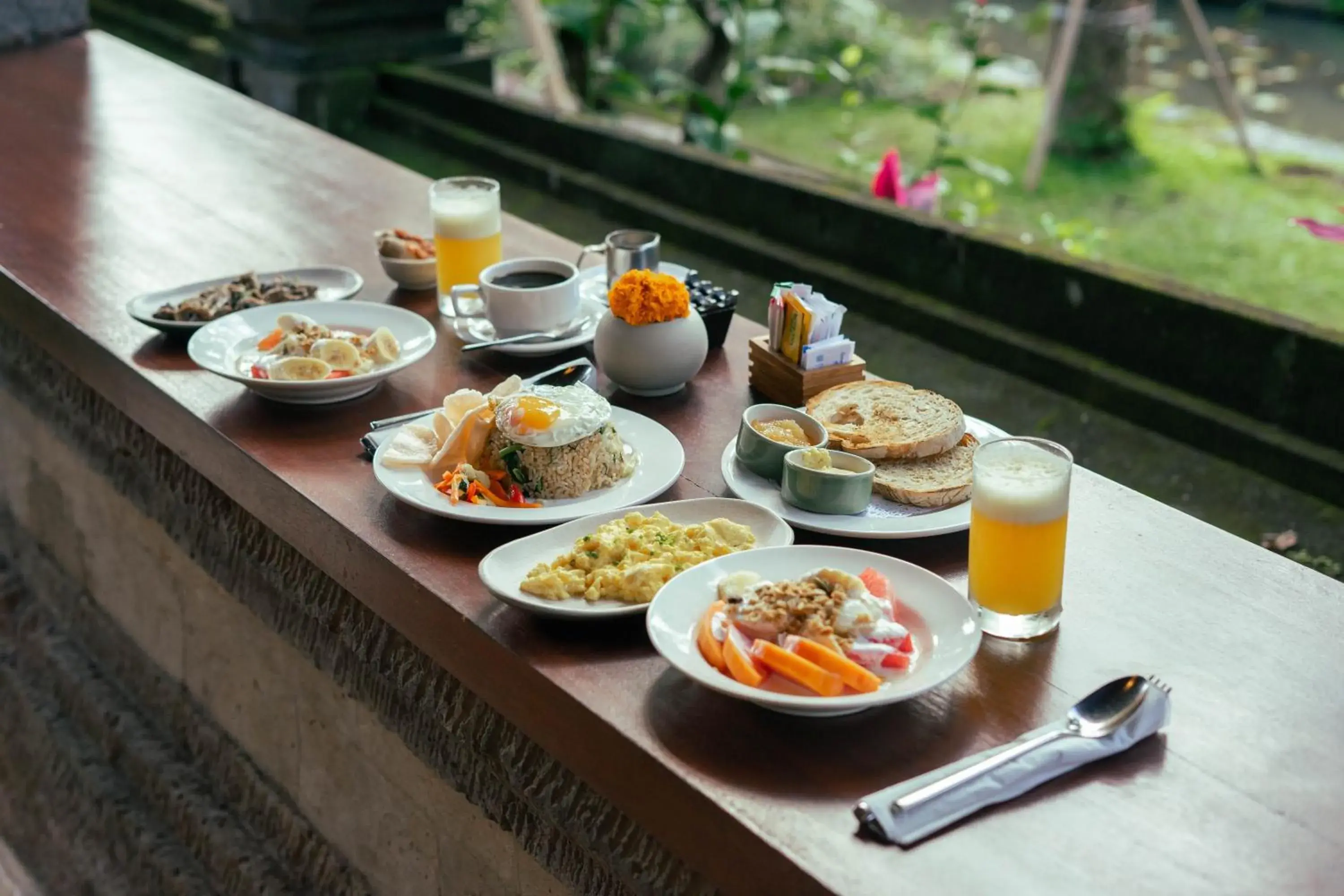 Breakfast in Puri Saraswati Dijiwa