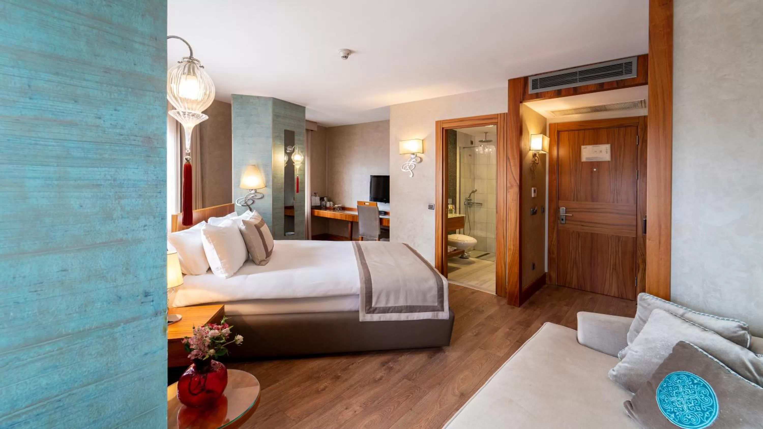 Bed in Biz Cevahir Hotel Sultanahmet