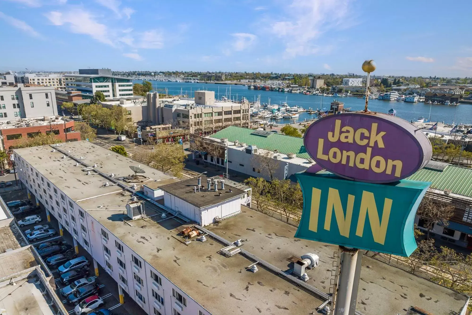 Bird's eye view in Jack London Inn