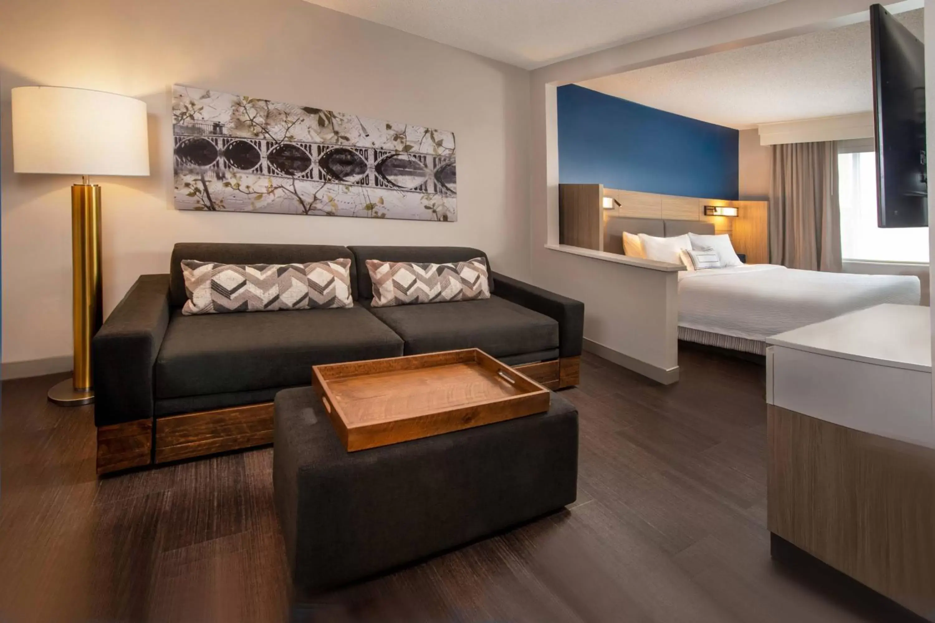 Living room, Seating Area in SpringHill Suites Herndon Reston