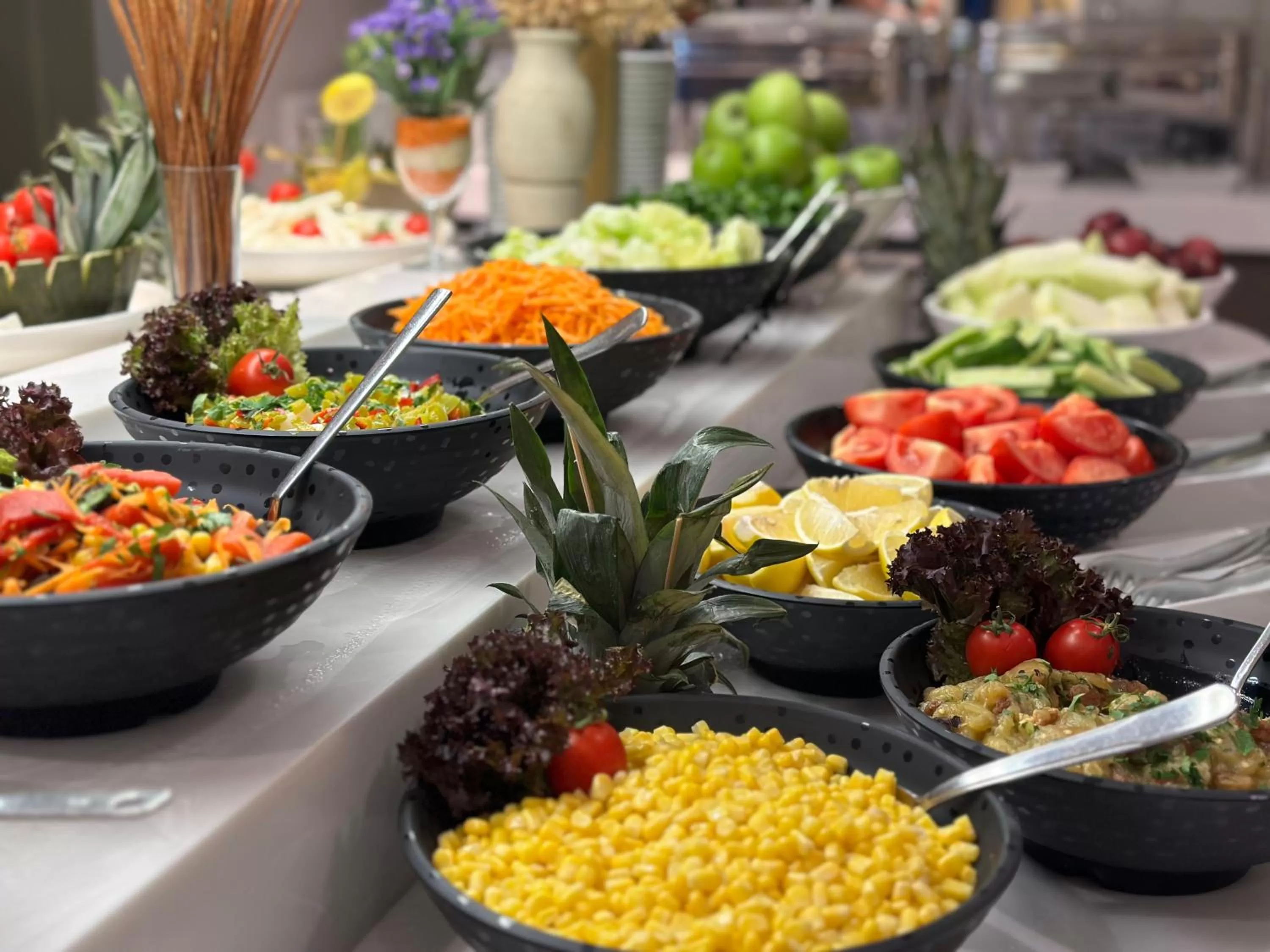 Buffet breakfast in AHC Old City Hotel