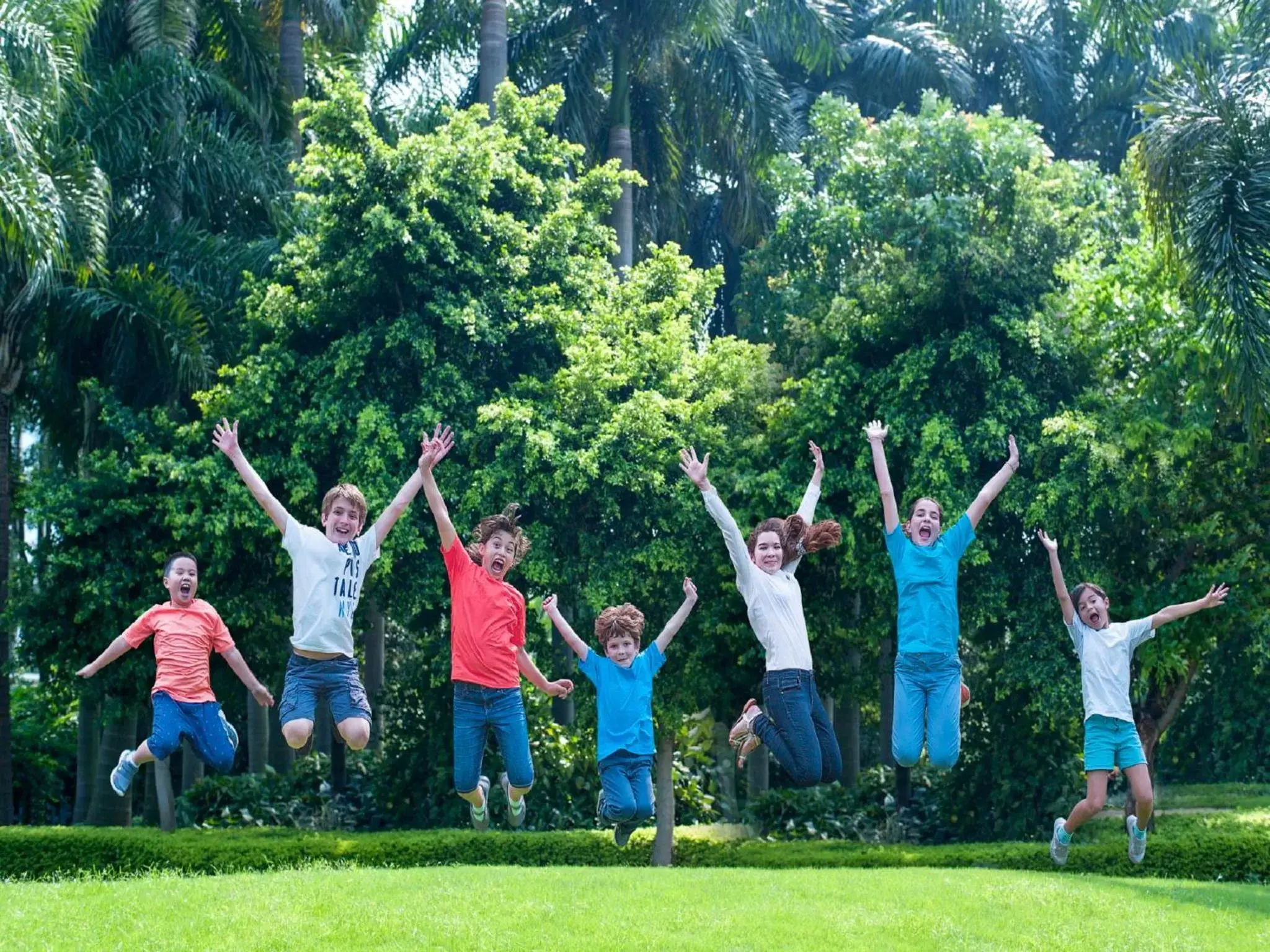 Garden, Children in Shangri-La Guangzhou