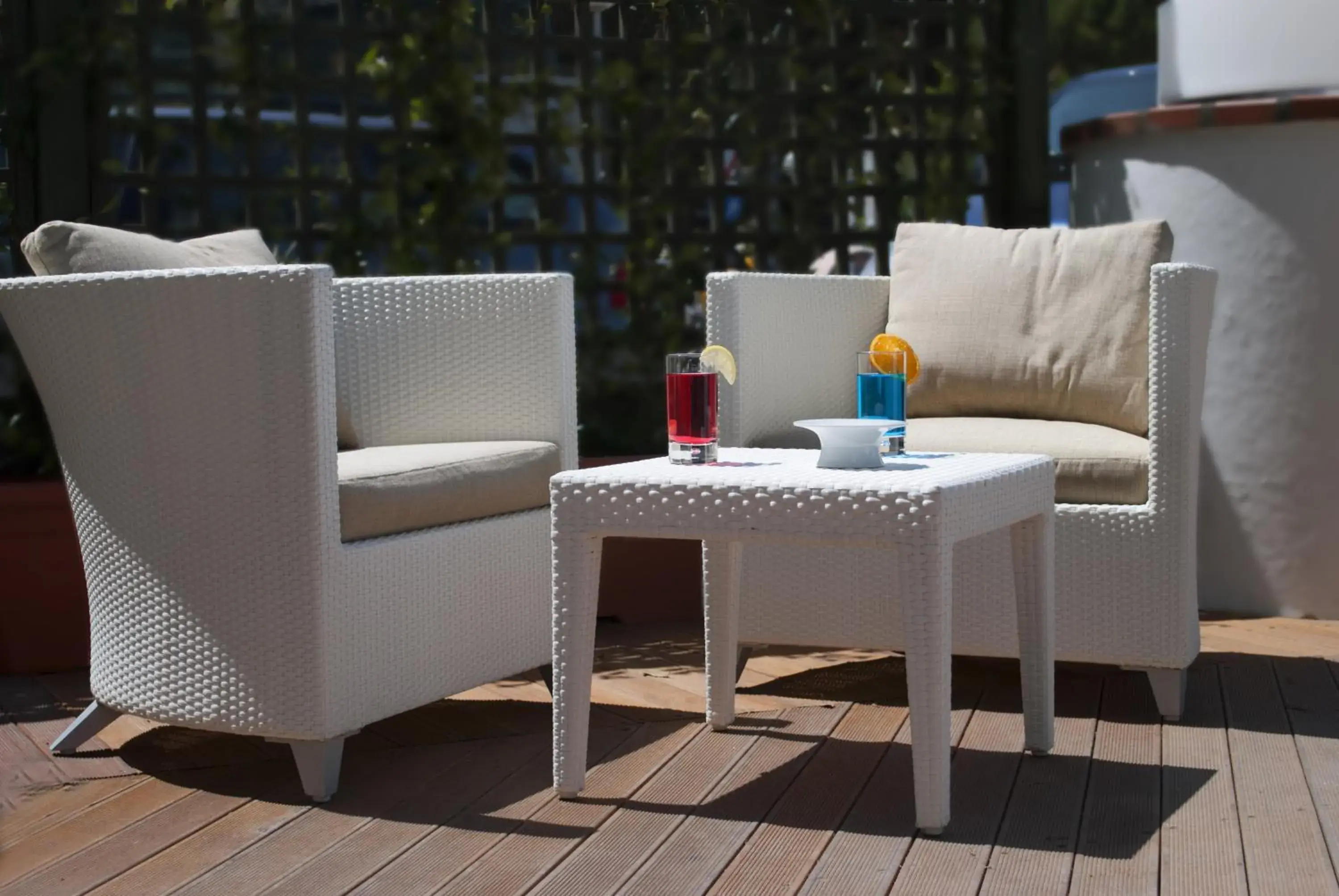 Seating area in Hotel Ambra