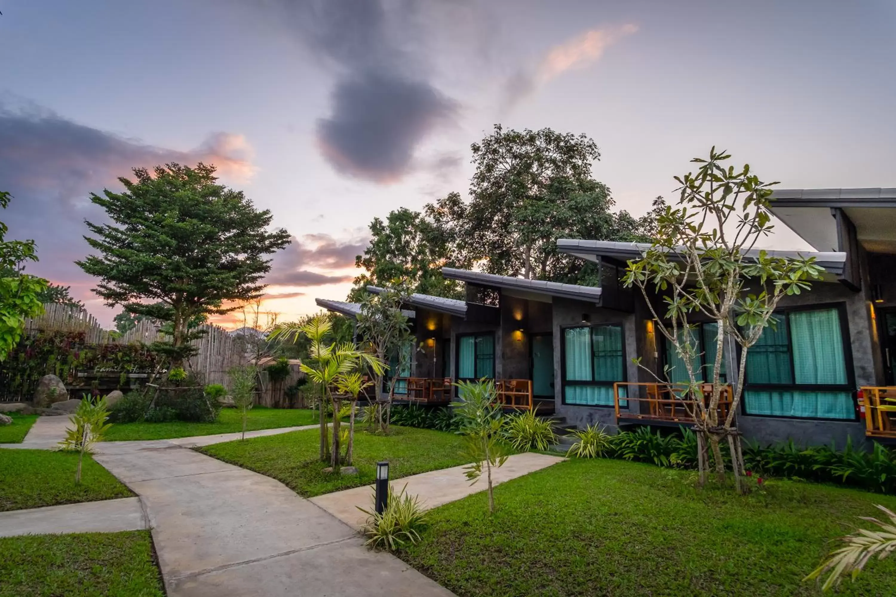 Garden, Property Building in Family House Zen Boutique Resort