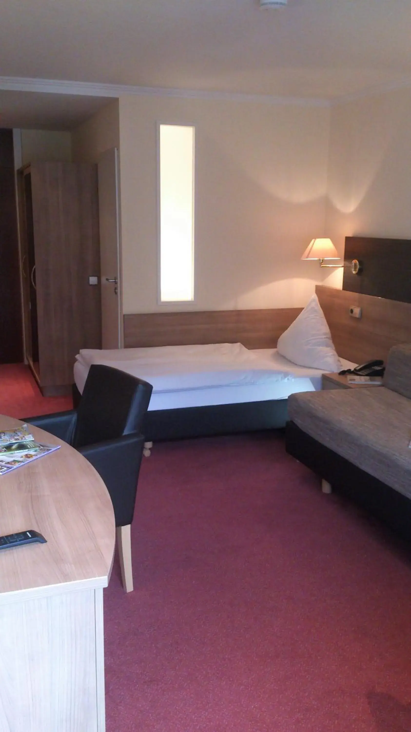 Photo of the whole room, Bed in Hotel Bergfrieden