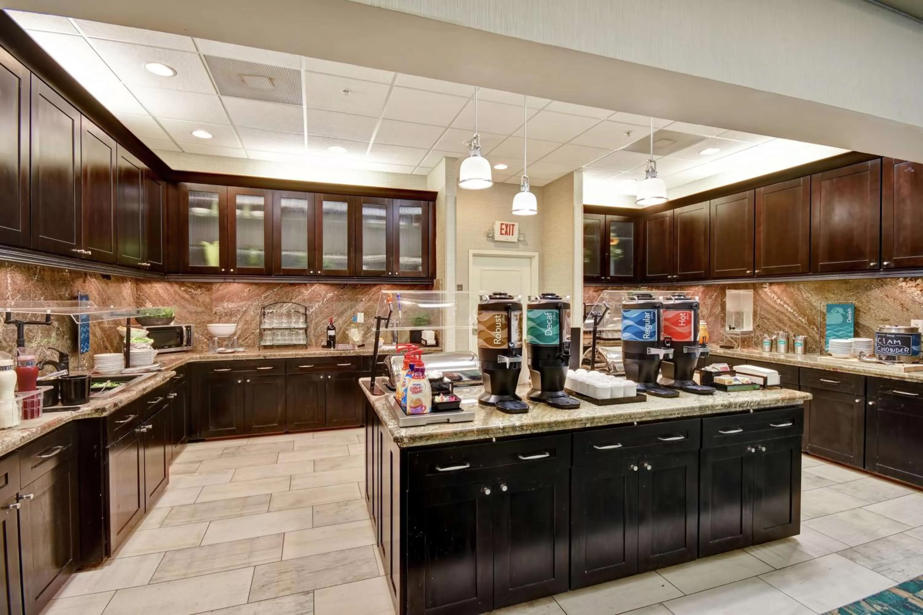 Dining area in Homewood Suites by Hilton Tampa-Port Richey