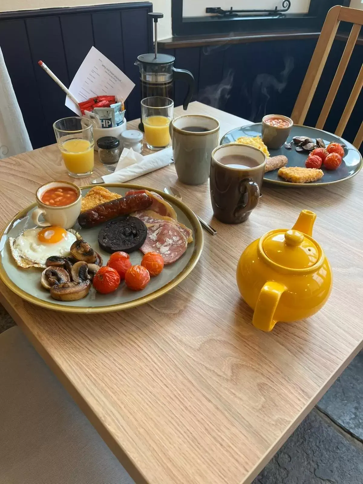 Food close-up in Old Manor House