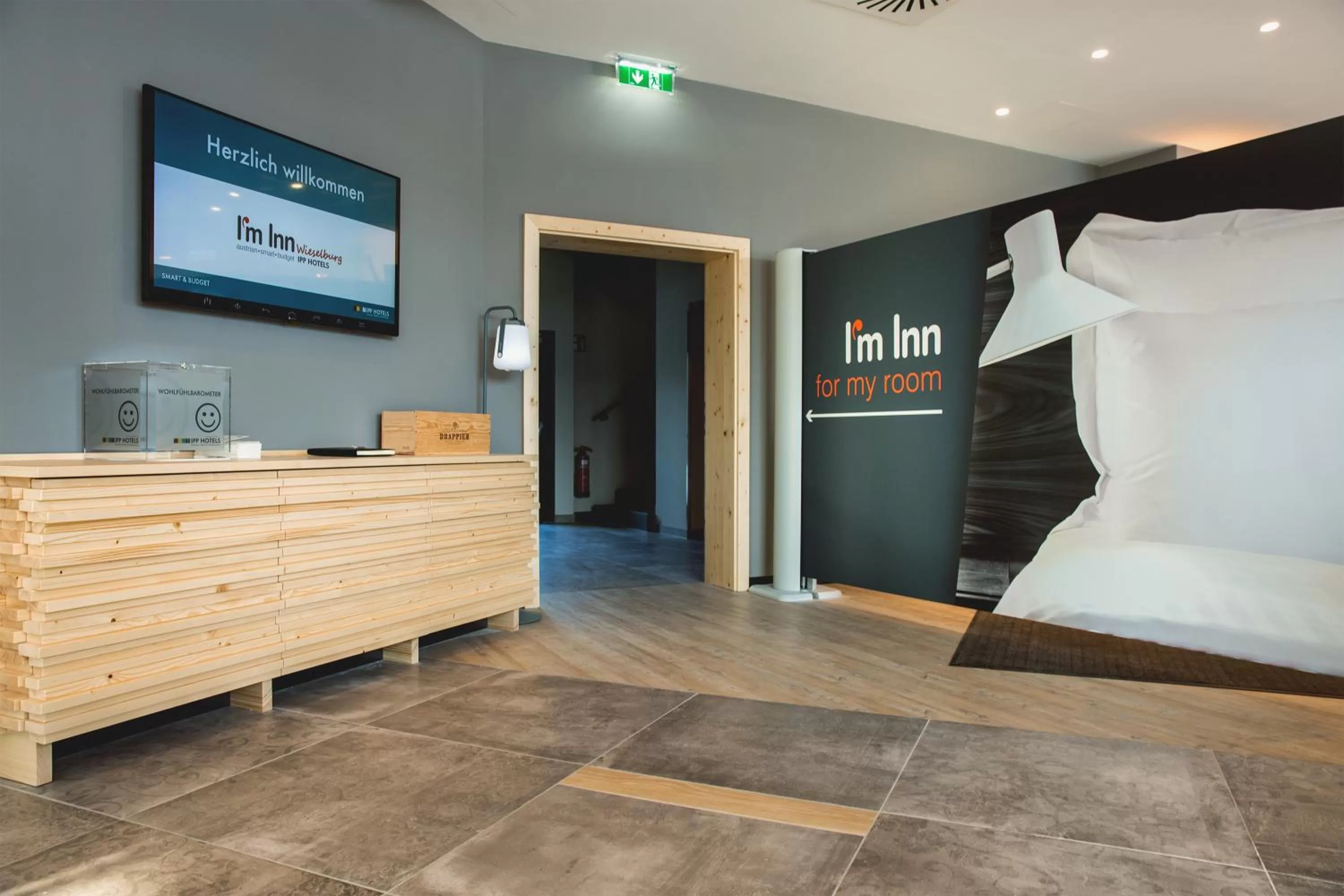 Lobby or reception, Bed in I´m Inn Wieselburg