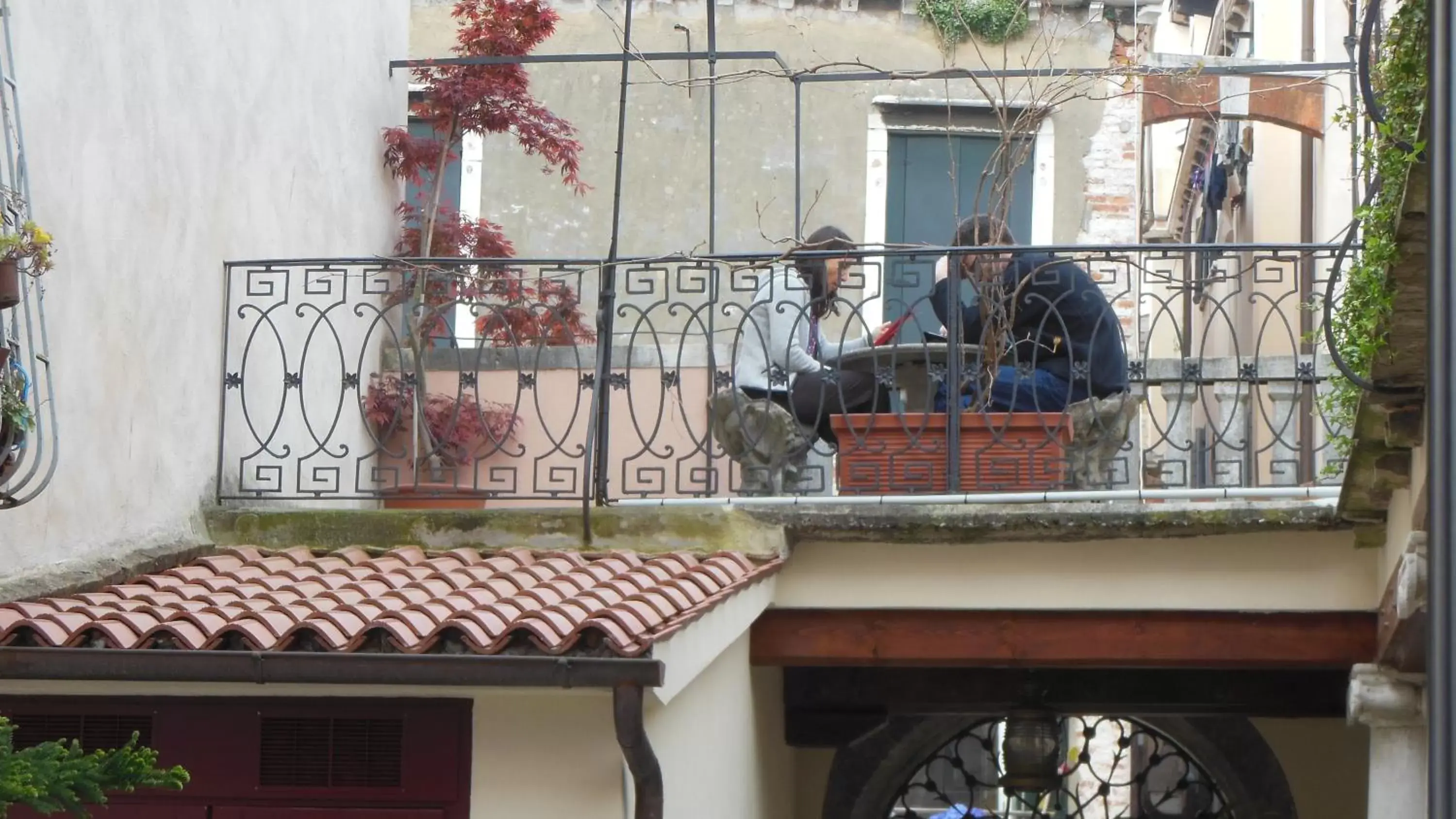 Balcony/Terrace in Hotel Sant'Antonin