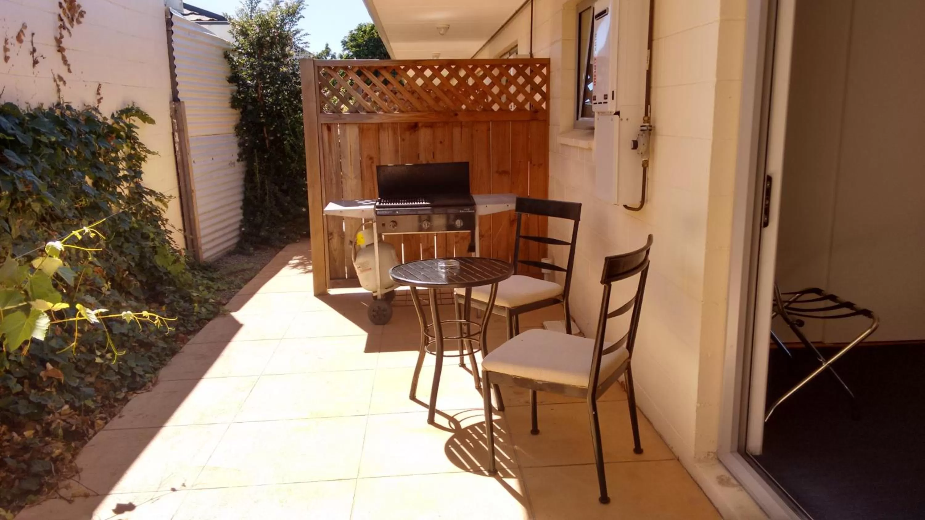Patio in Middle Park Motel