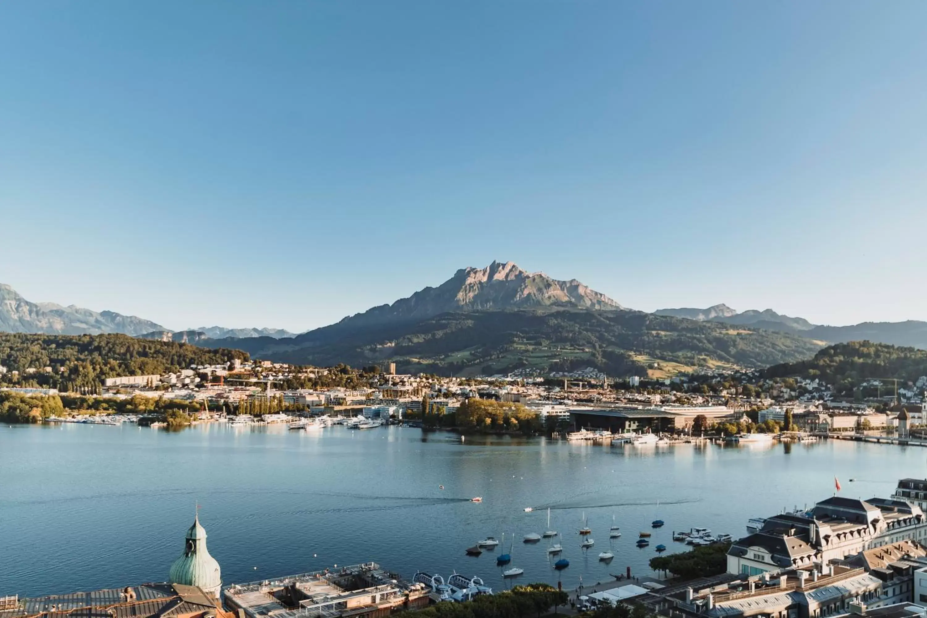 View (from property/room) in Art Deco Hotel Montana Luzern