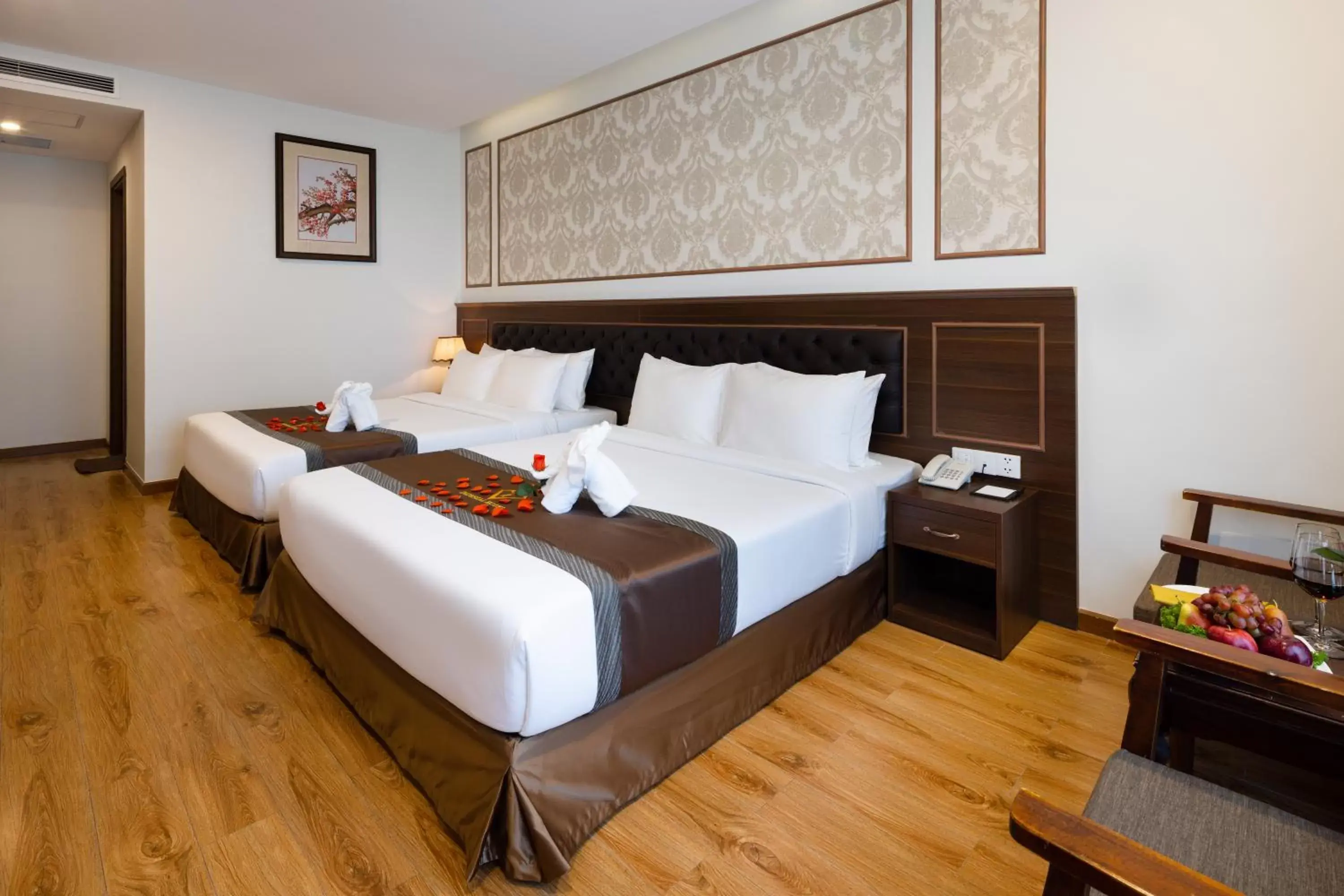 Photo of the whole room, Bed in Imperial Nha Trang