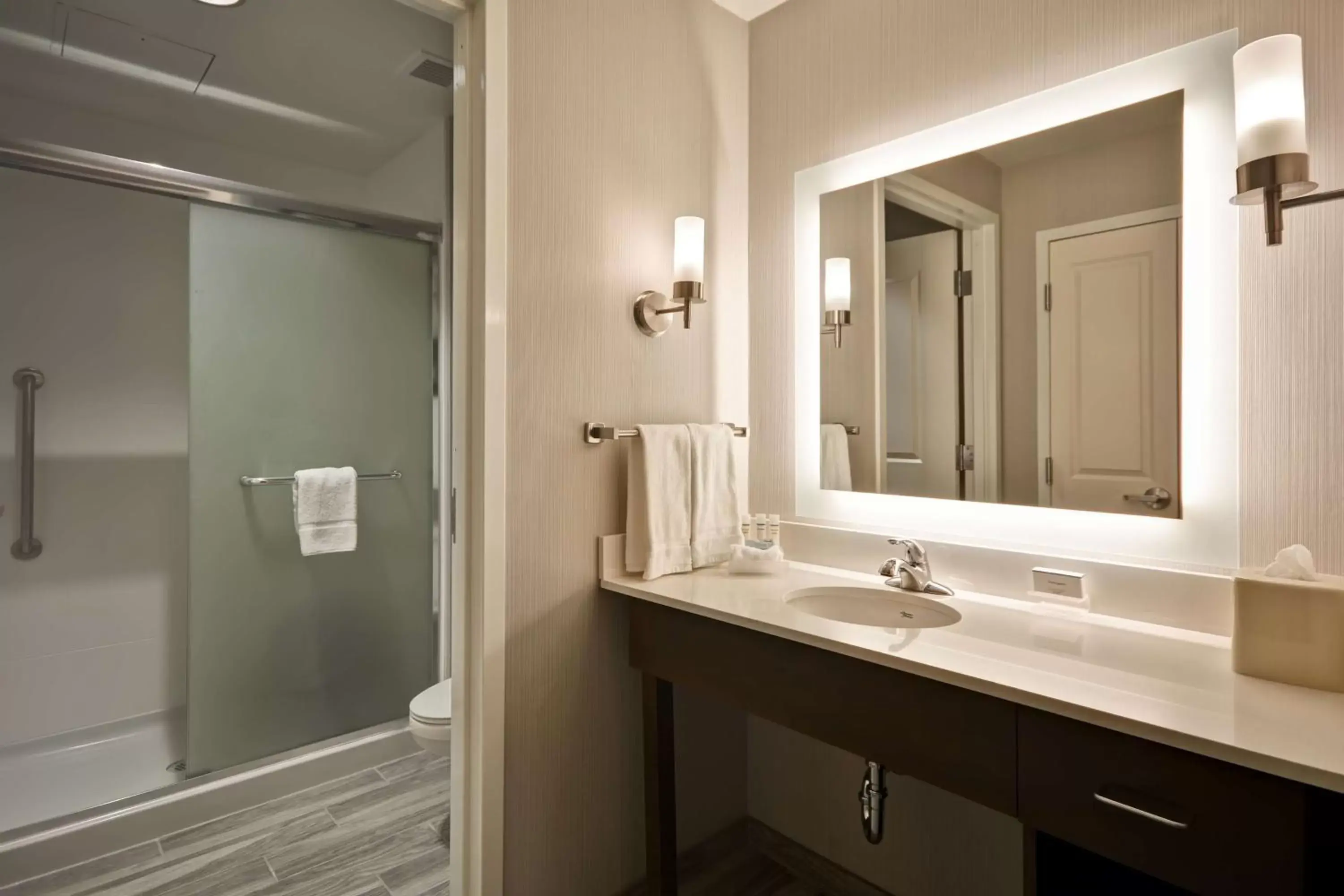Bathroom in Homewood Suites By Hilton Rocky Mount