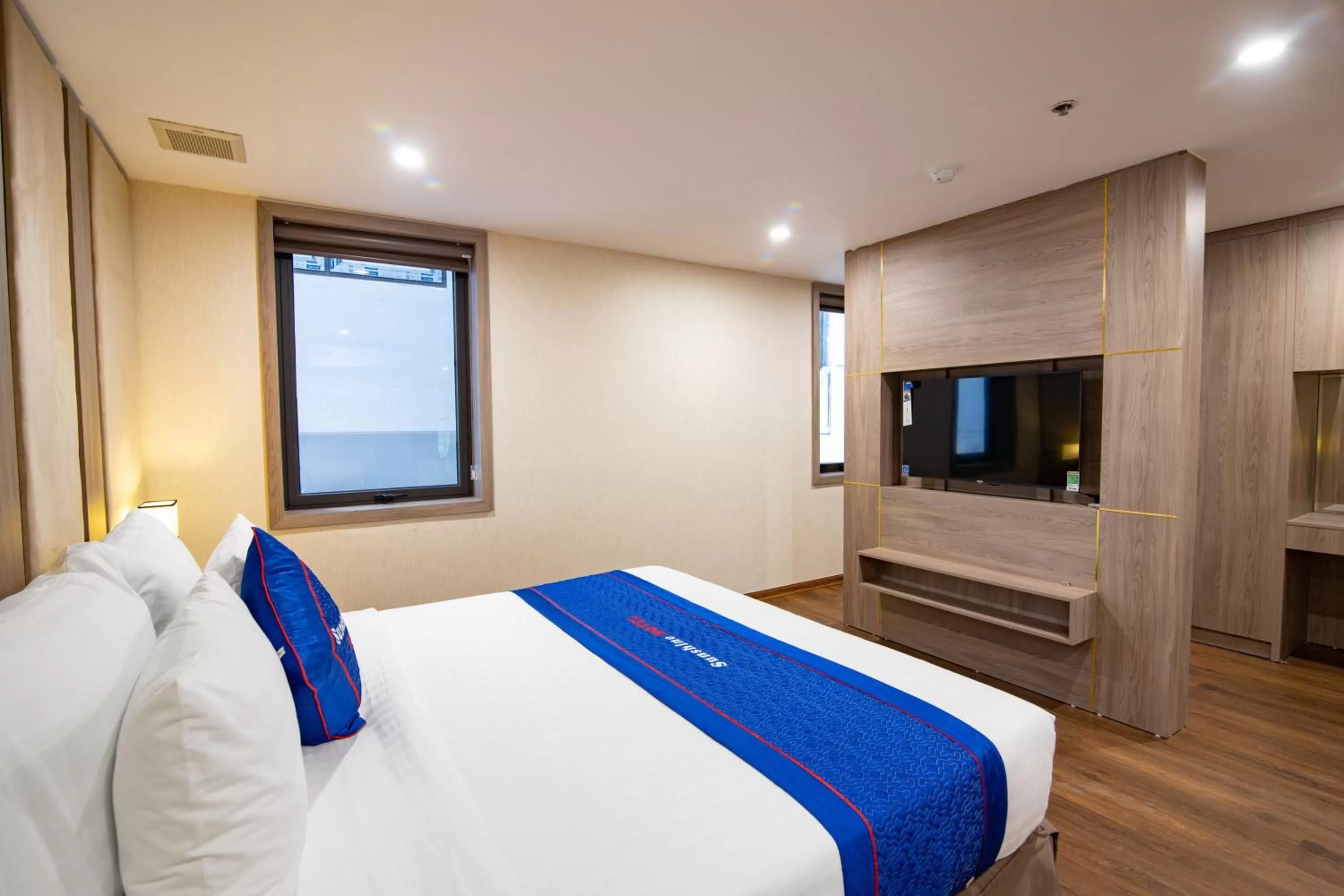 Bed in Sunshine Hotel Móng Cái