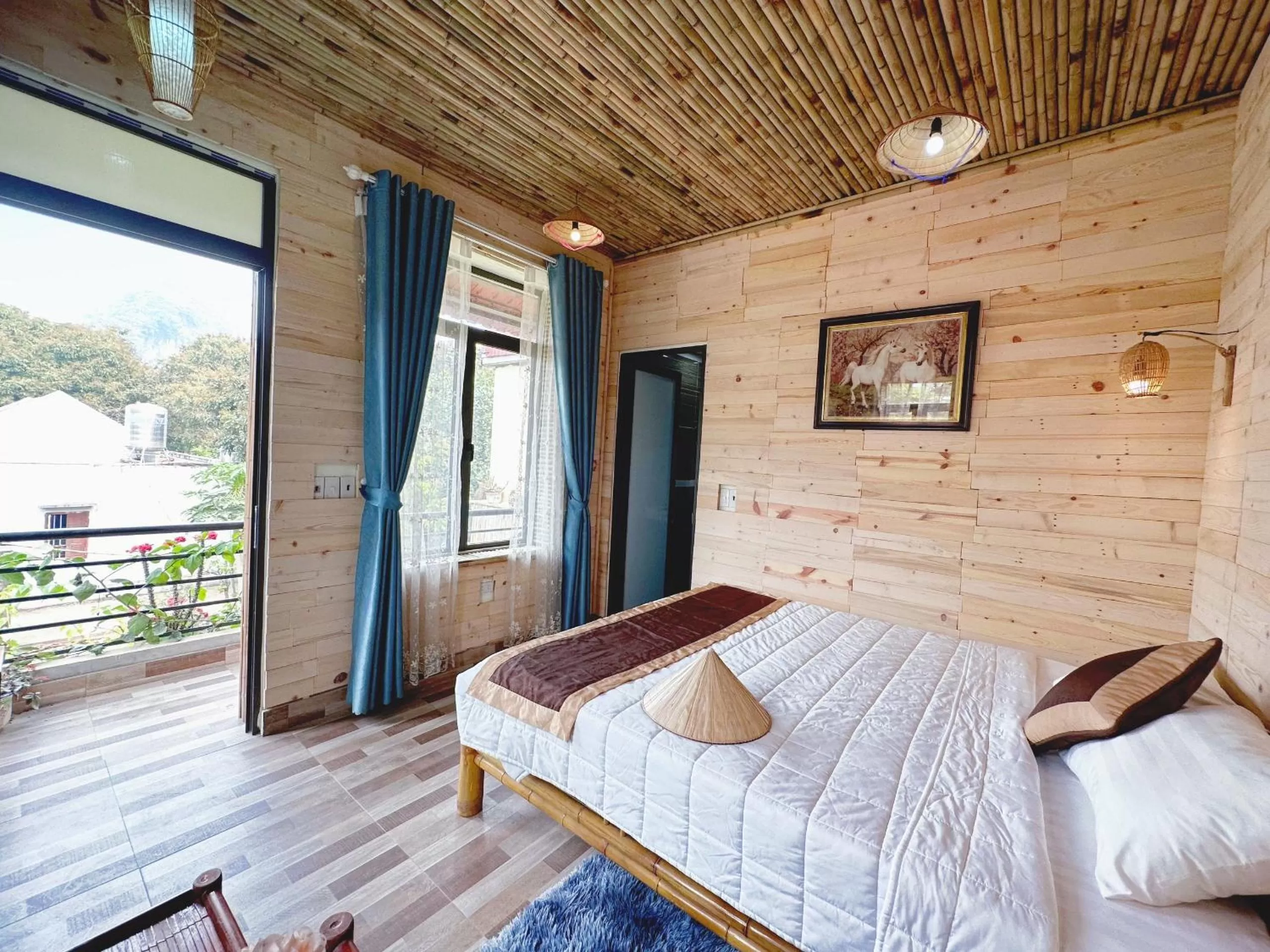 Bedroom, Bed in Trang An Moon Garden Homestay