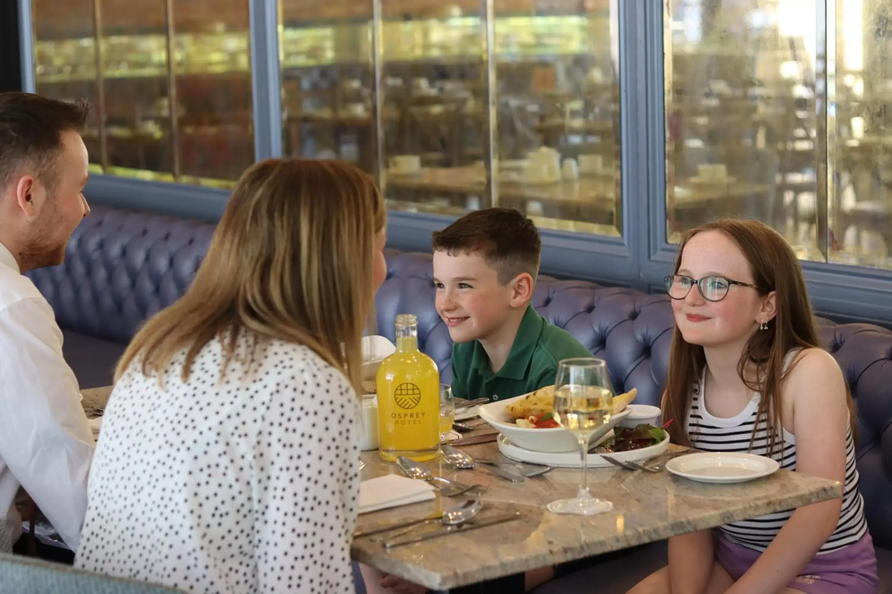 Family in Osprey Hotel