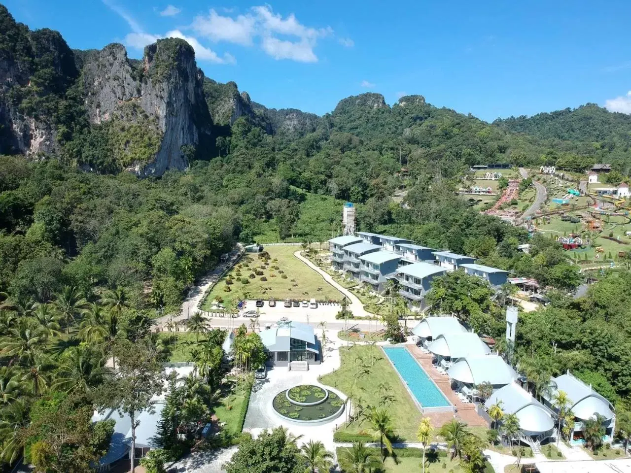 Bird's eye view, Bird's-eye View in Arawan Krabi Beach Resort