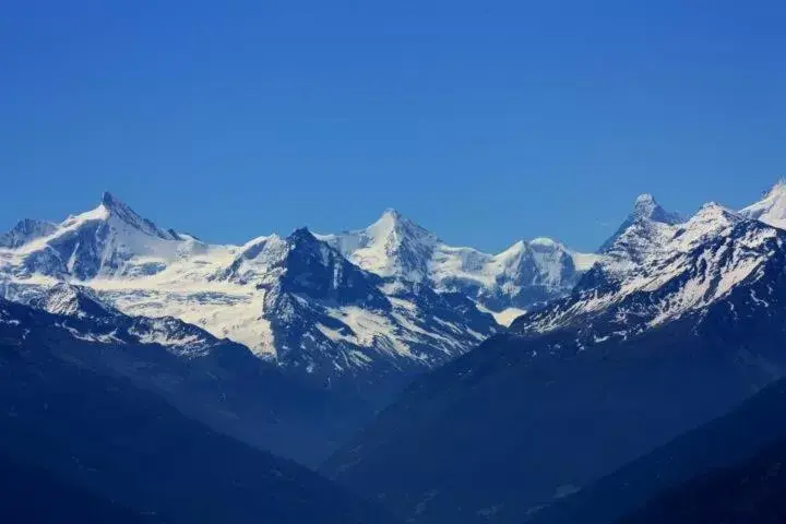 Mountain view, Winter in Le Mayen de Colombire