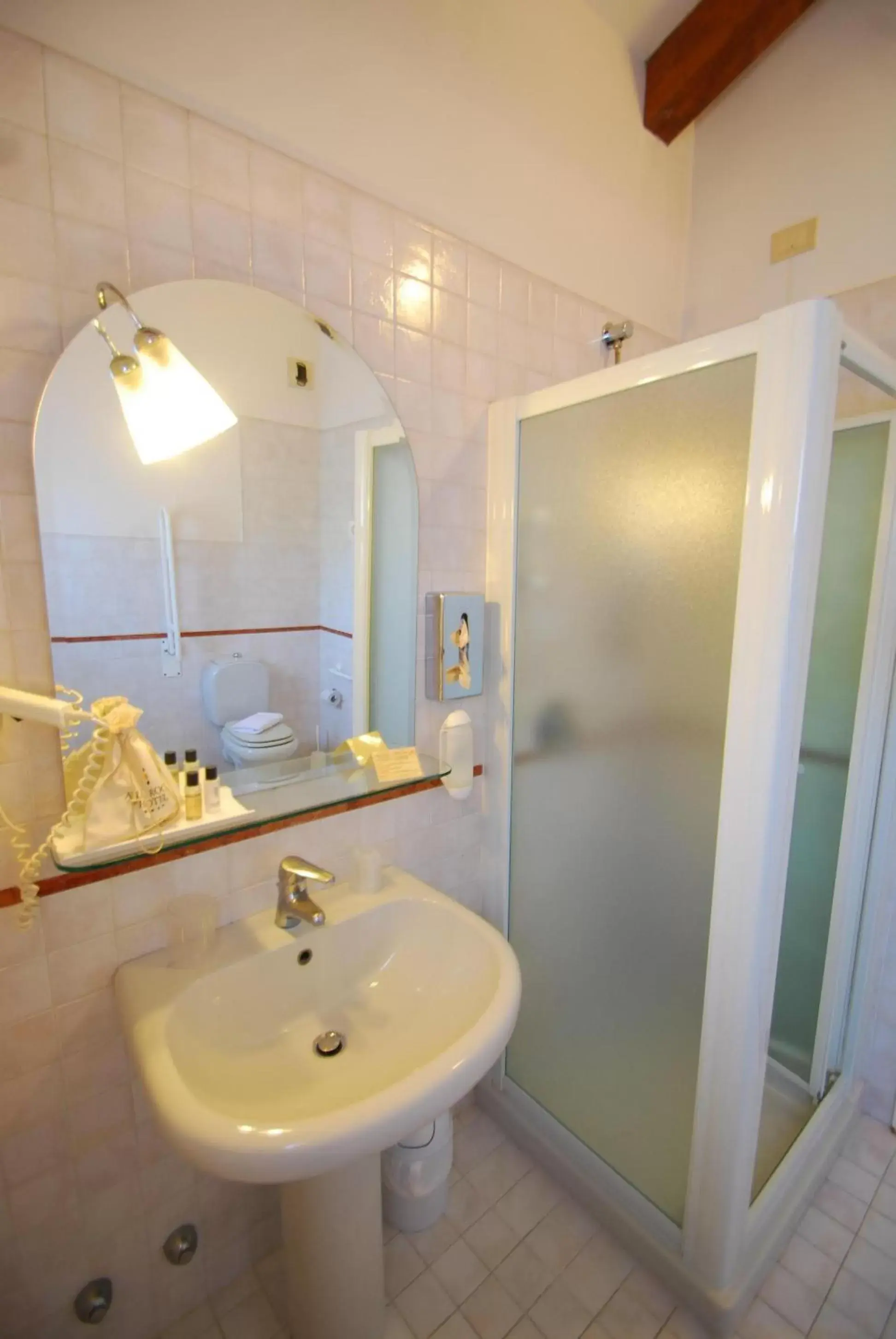 Shower, Bathroom in Alla Rocca Hotel Conference & Restaurant