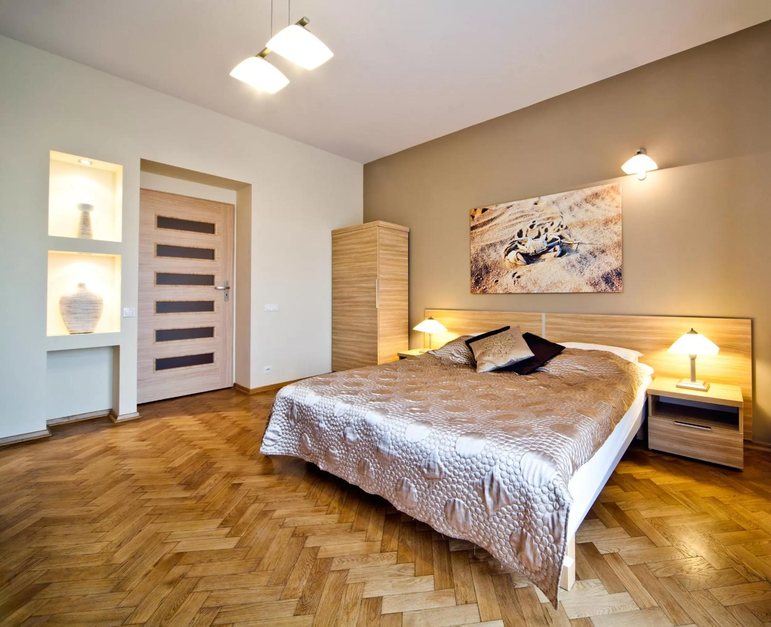 Bed in 4Seasons﻿ Apartments Cracow