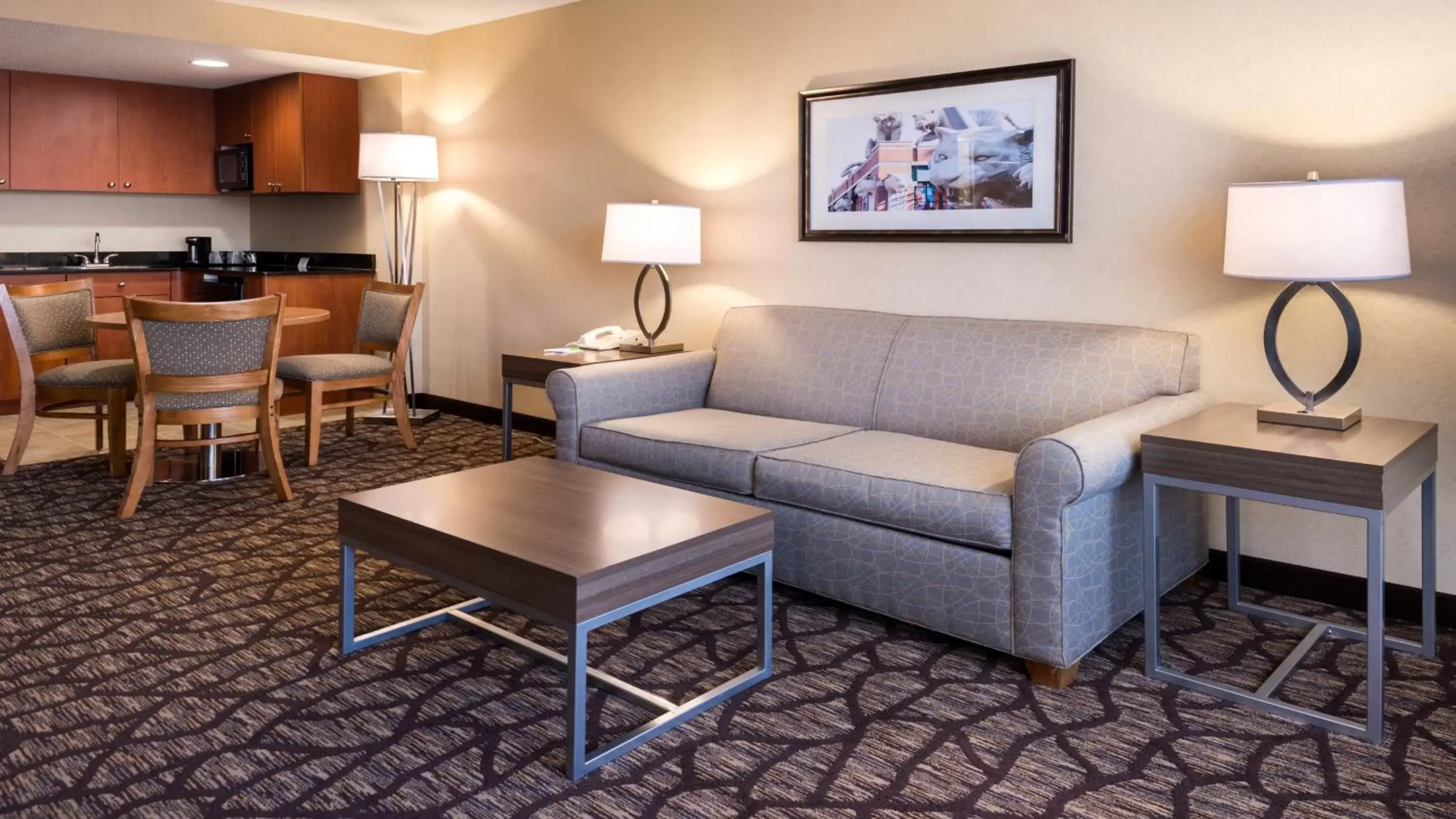 Photo of the whole room, Seating Area in Holiday Inn Hotel & Suites Warren, an IHG Hotel