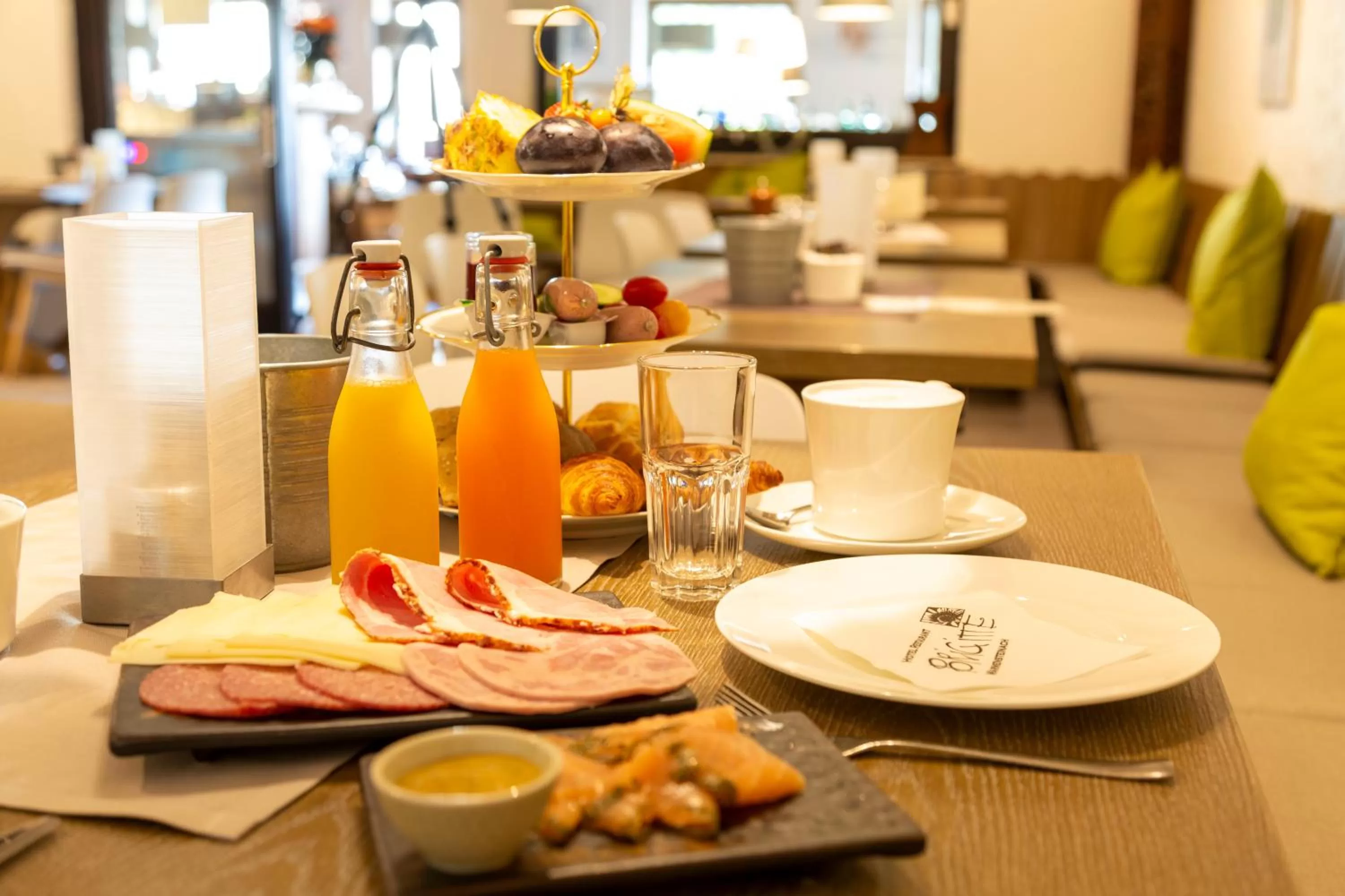 Breakfast in Hotel Restaurant Brigitte