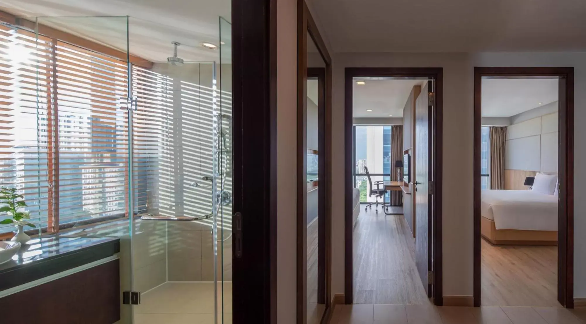 Bed, Bathroom in Hyatt Regency West Hanoi