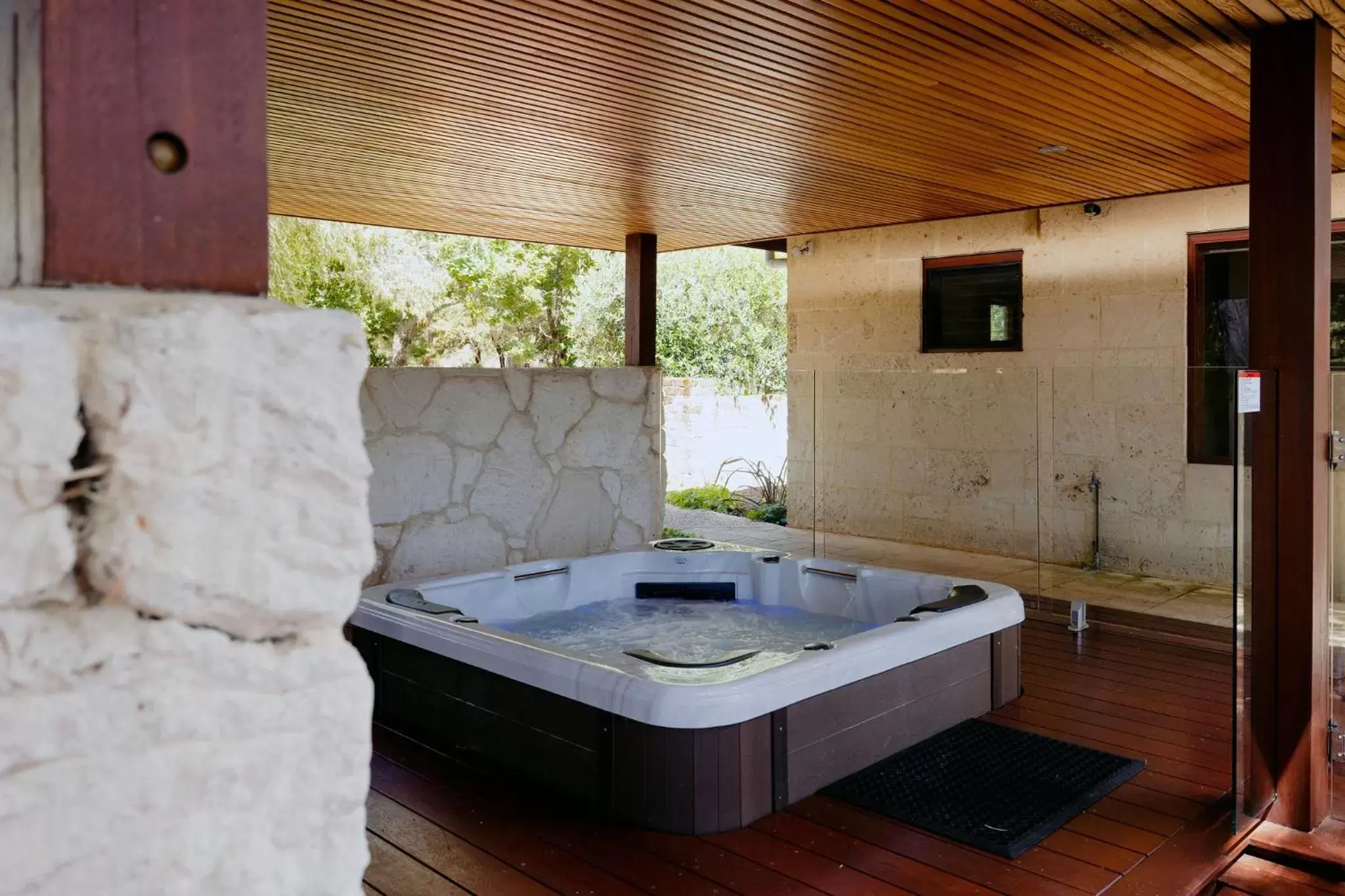 Hot Tub in Losari Retreat