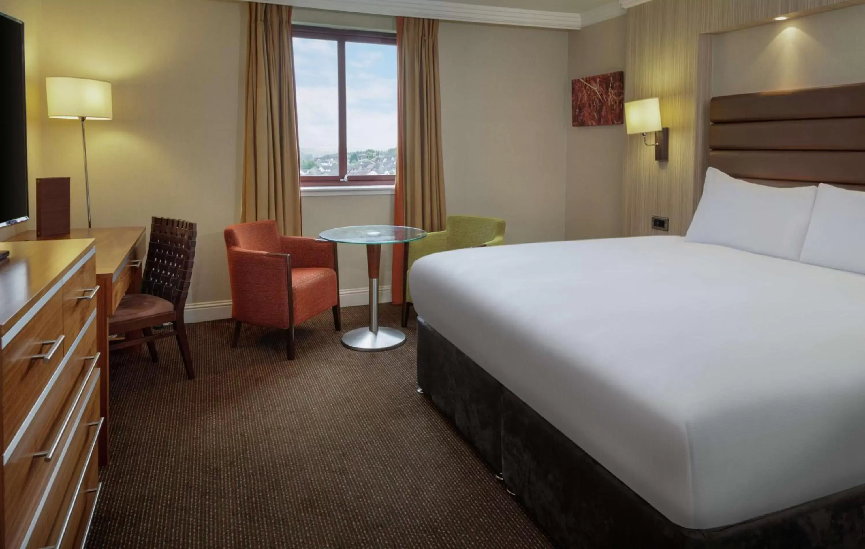 Bedroom in Doubletree By Hilton Glasgow Westerwood Spa & Golf Resort