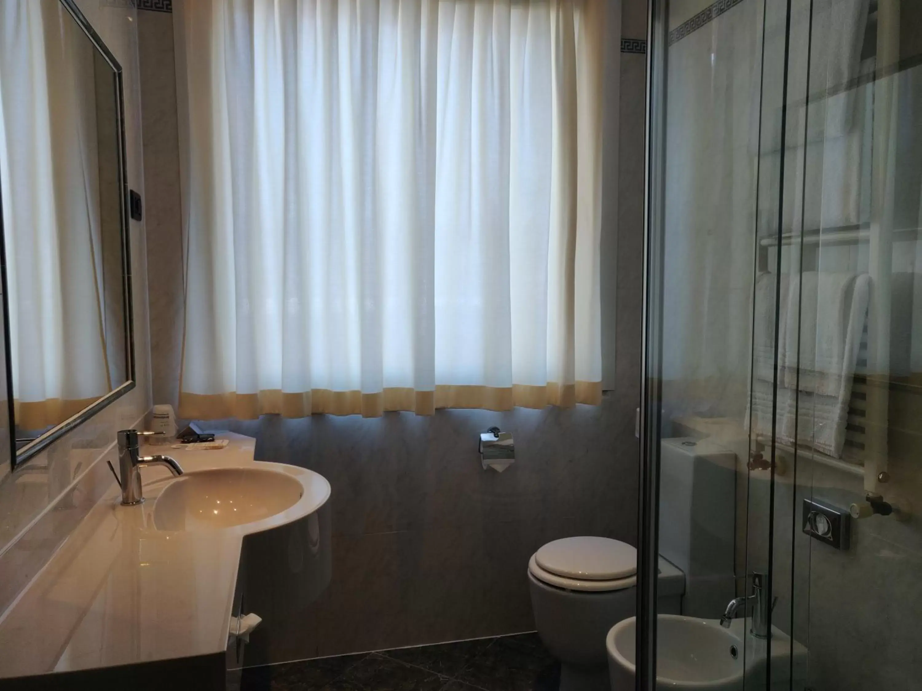 Shower, Bathroom in Best Western Hotel Tre Torri