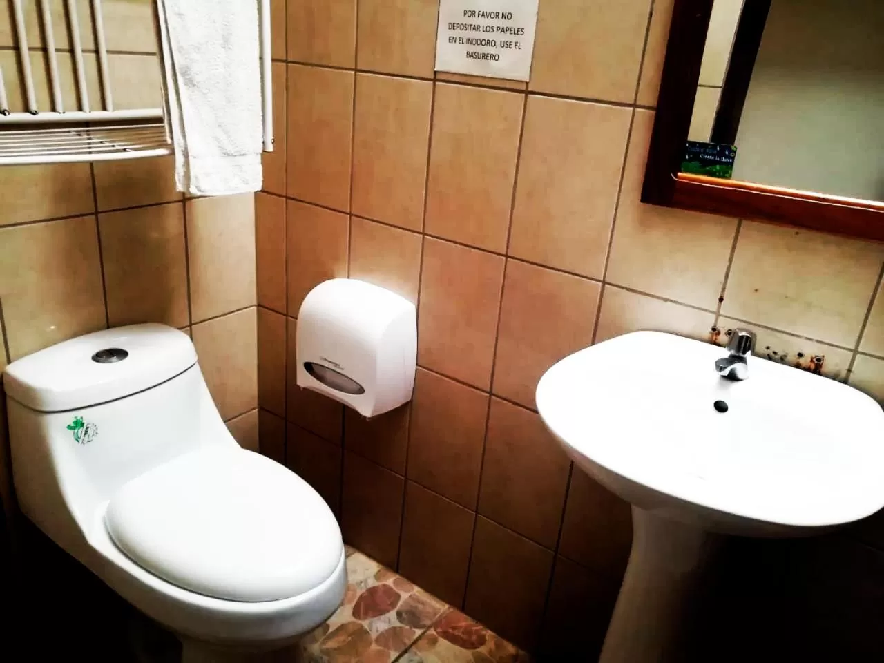 Bathroom in Hotel Pacande B&B