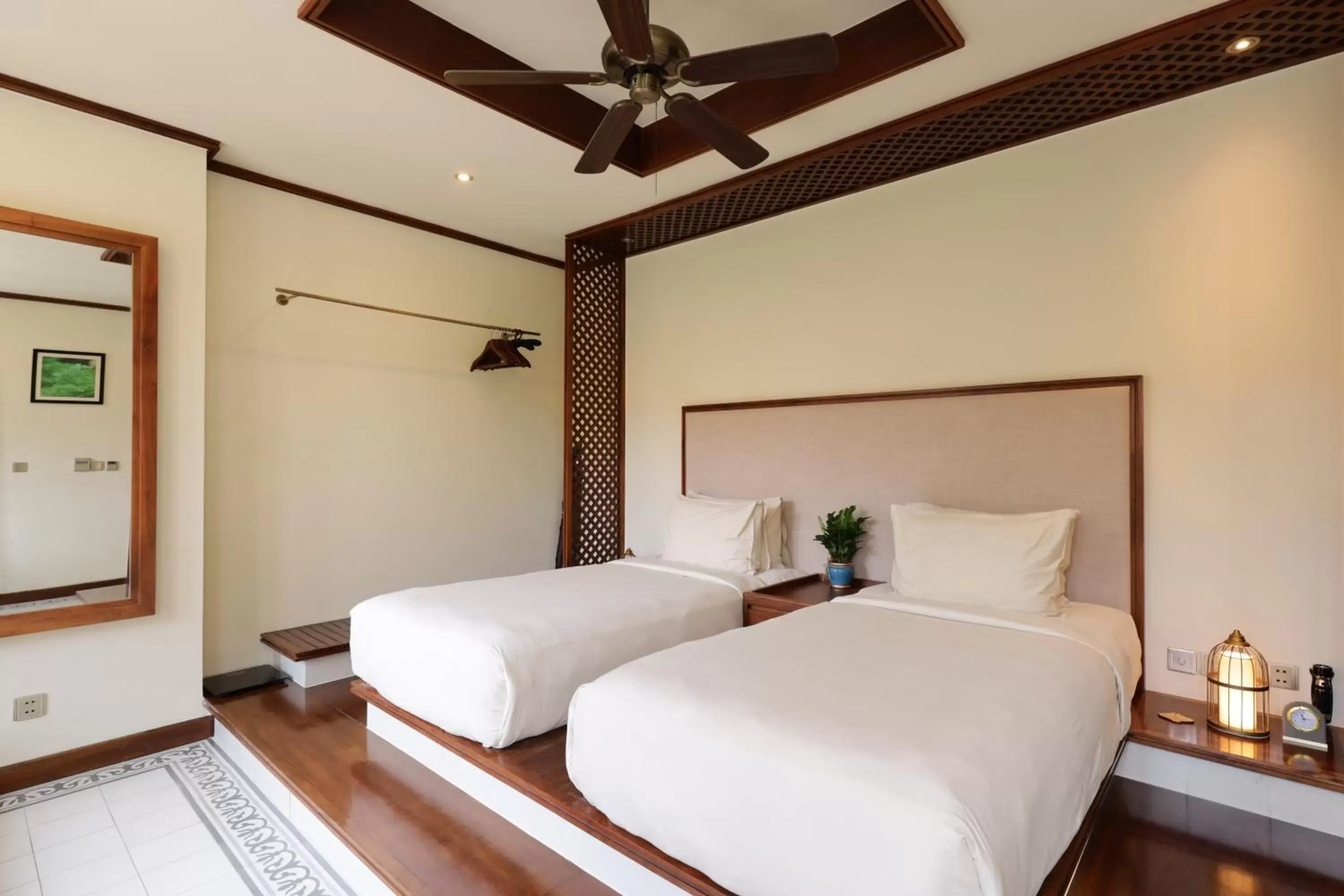 Bed in Almanity Hoi An Resort & Spa