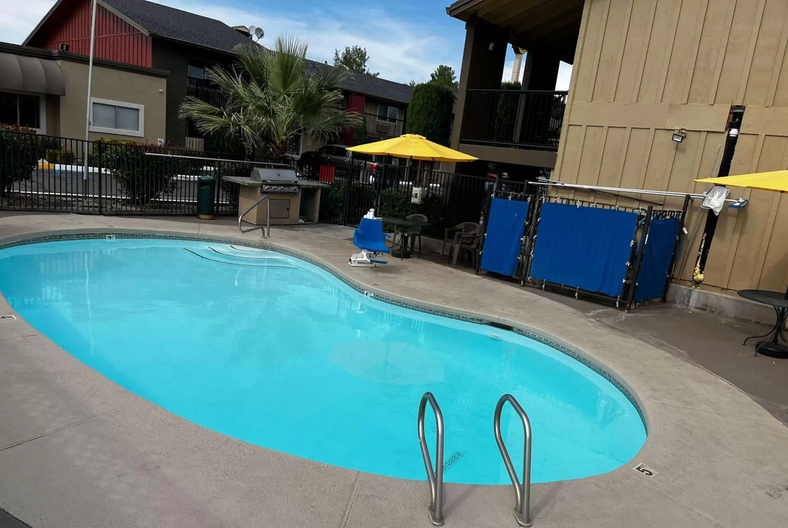 Pool view in Super 8 by Wyndham Red Bluff Pool view in Super 8 by Wyndham Red Bluff