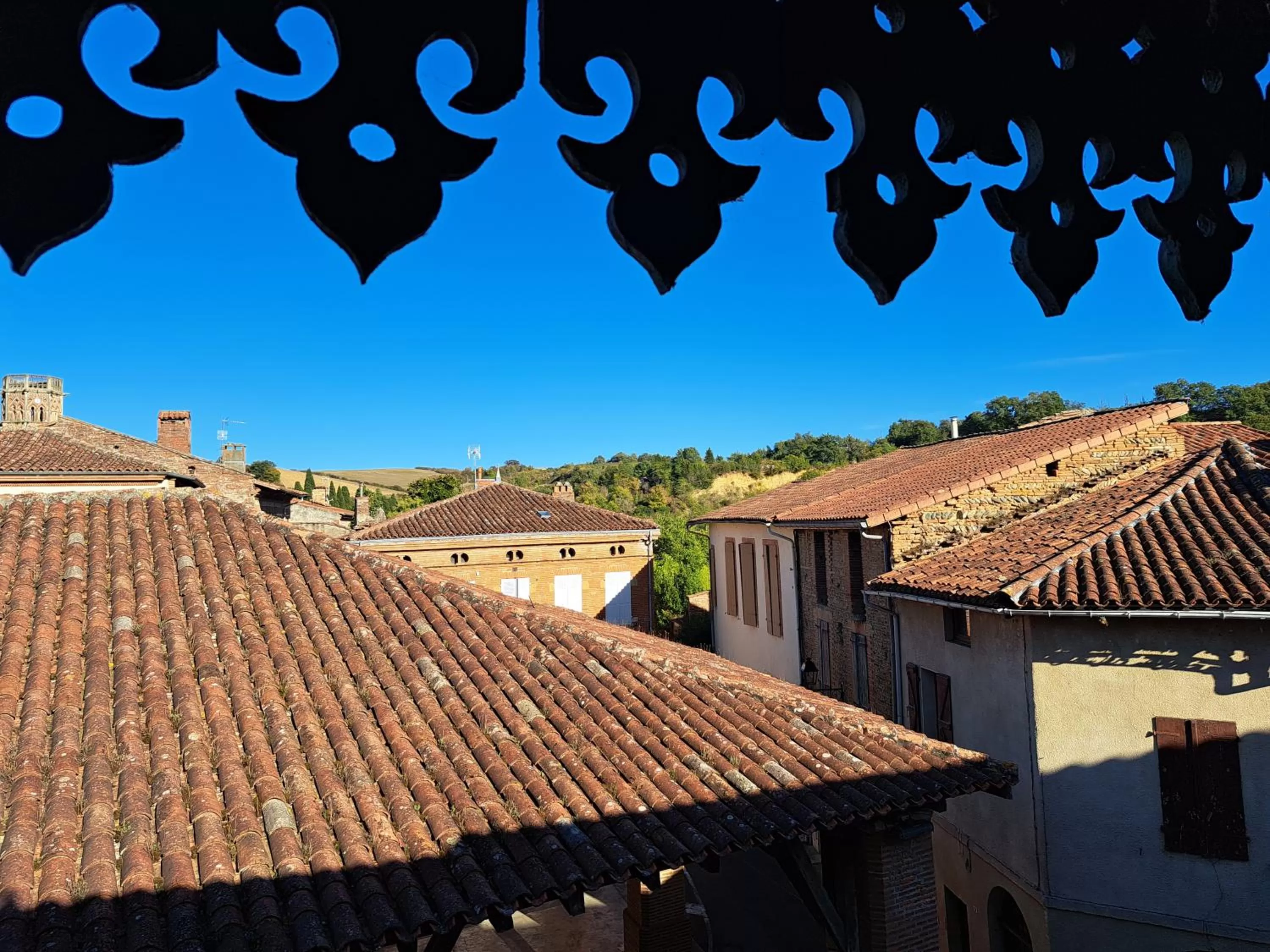 Balcony/Terrace in La Loggia - chambres d'hôtes