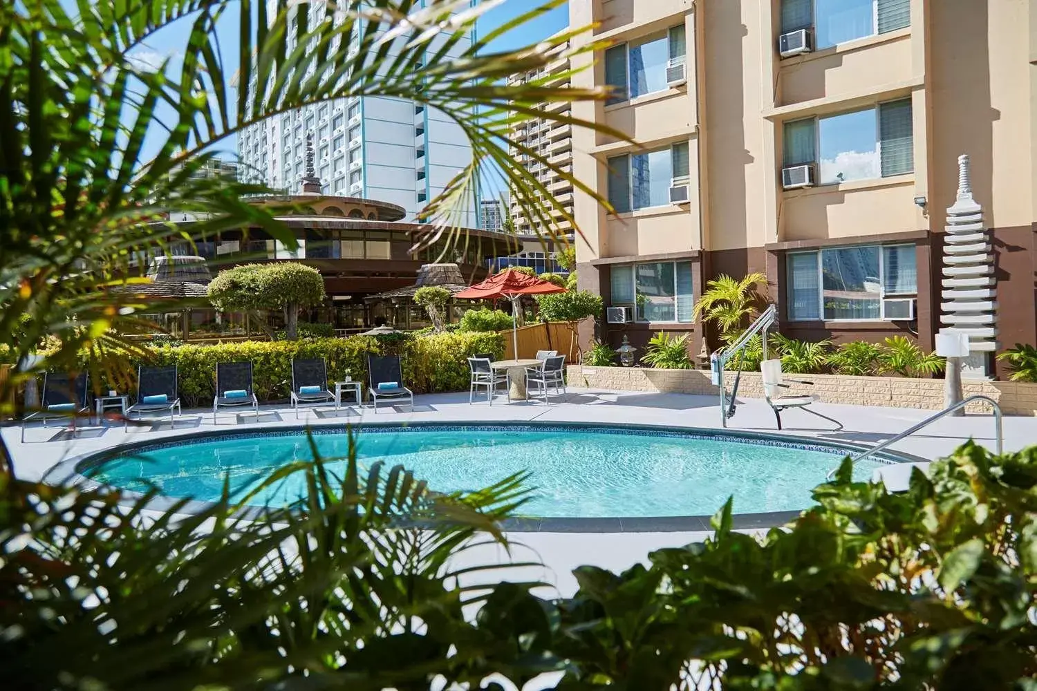 Swimming Pool in Pagoda Hotel