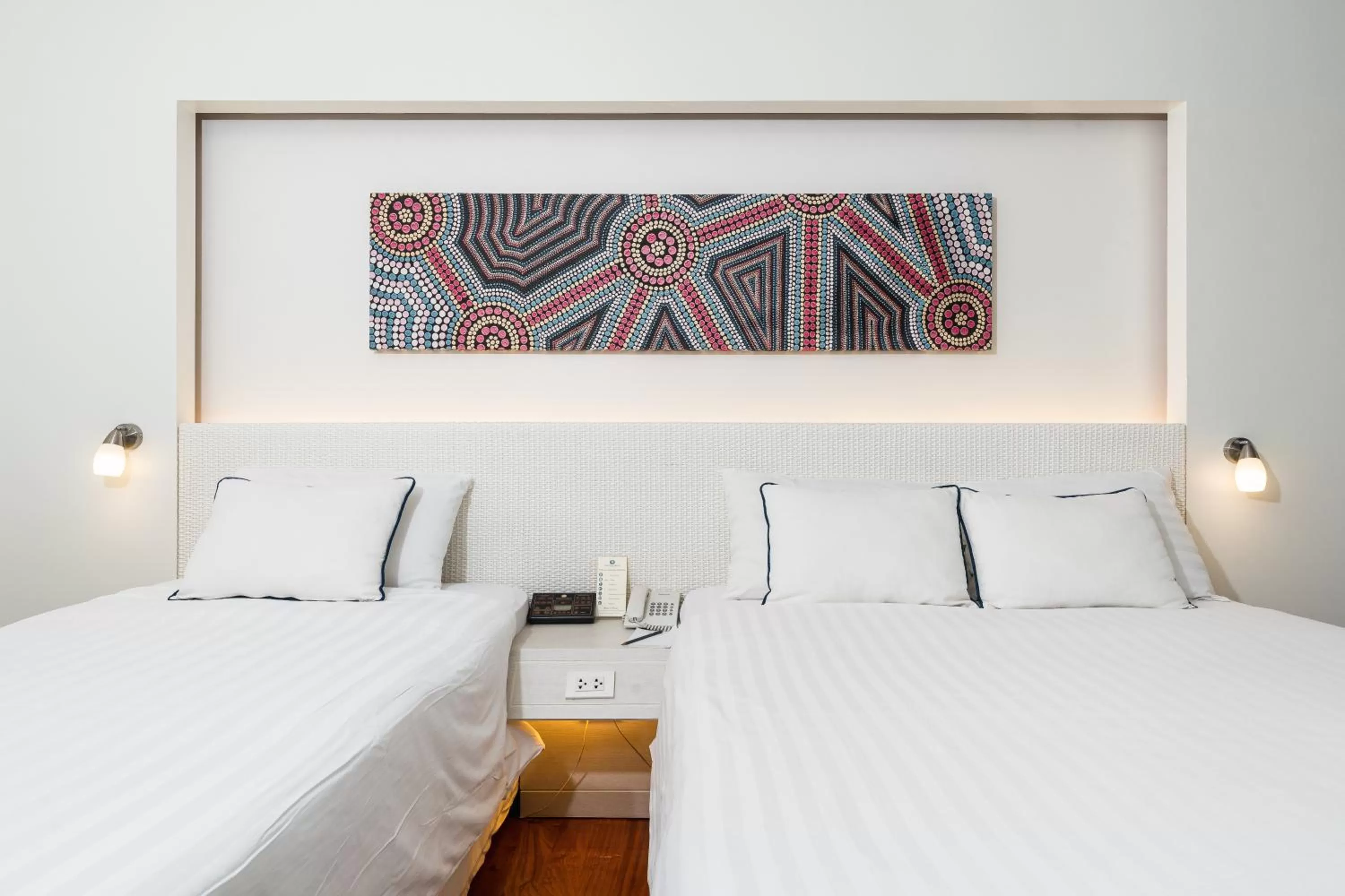 Bed in Jomtien Palm Beach Hotel and Resort